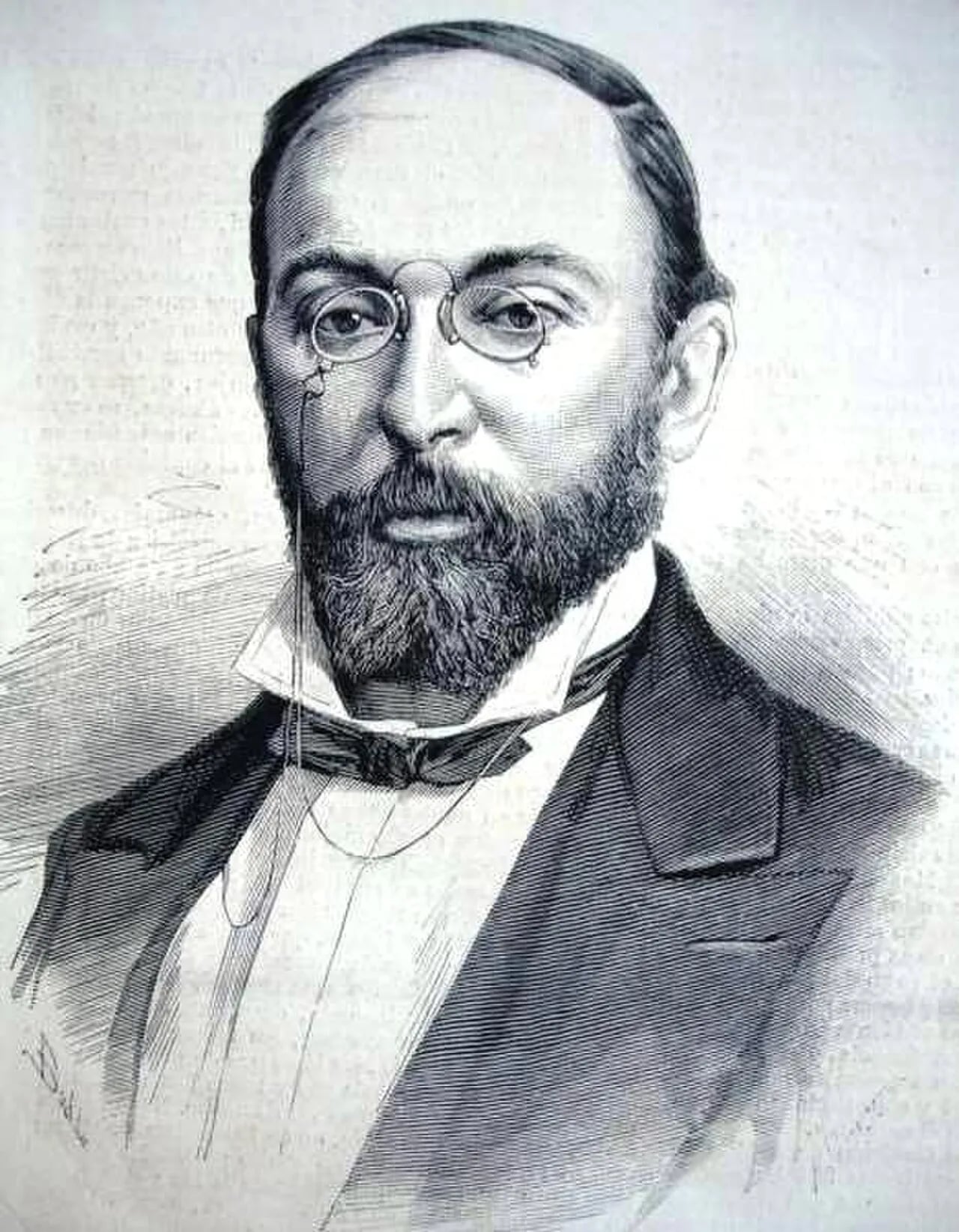 Porträt von Saturnino Álvarez Bugallal (1834–1885) – Gedenkseite