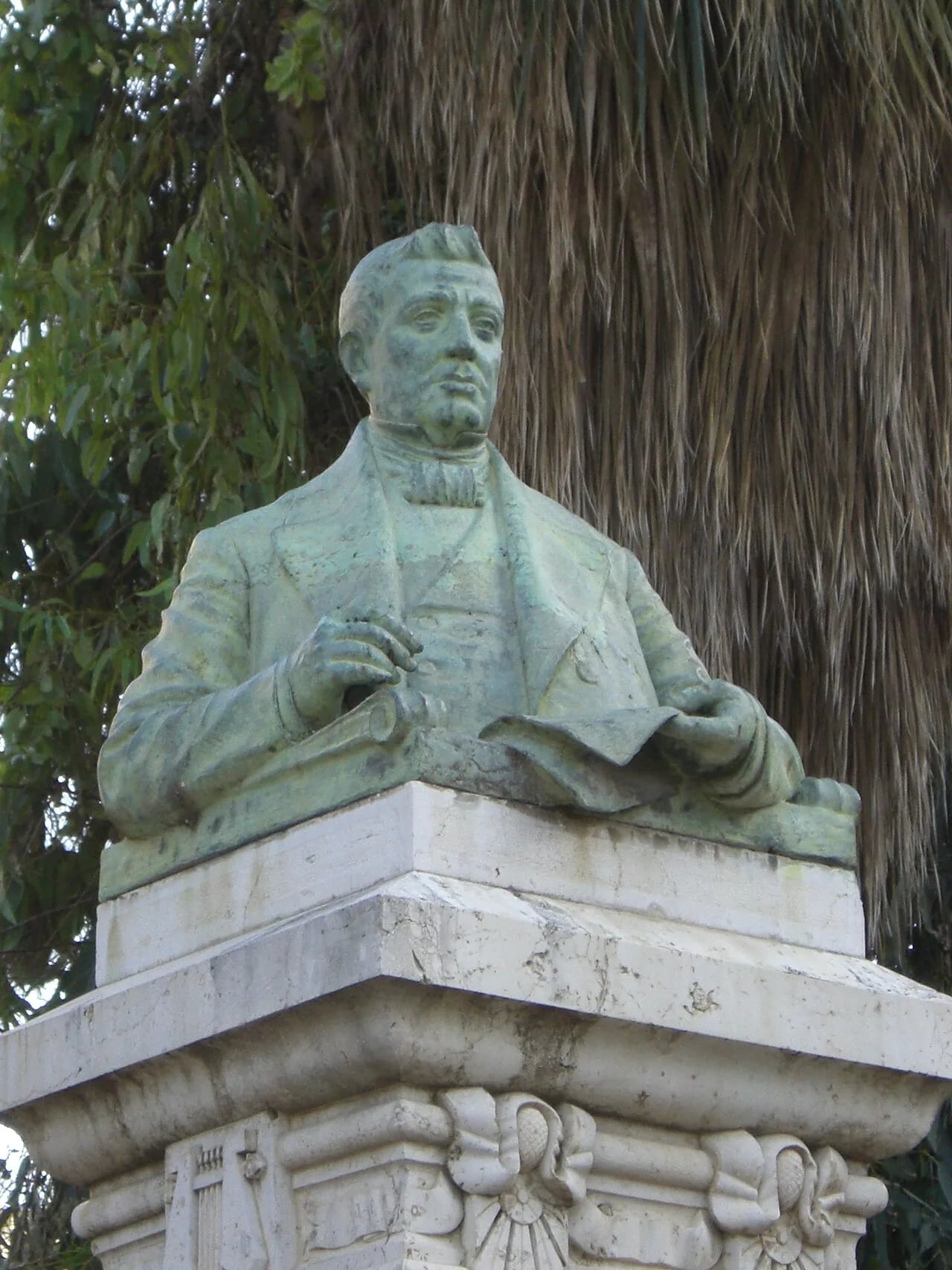 Porträt von Josep Bernat i Baldoví (1809–1864) – Gedenkseite