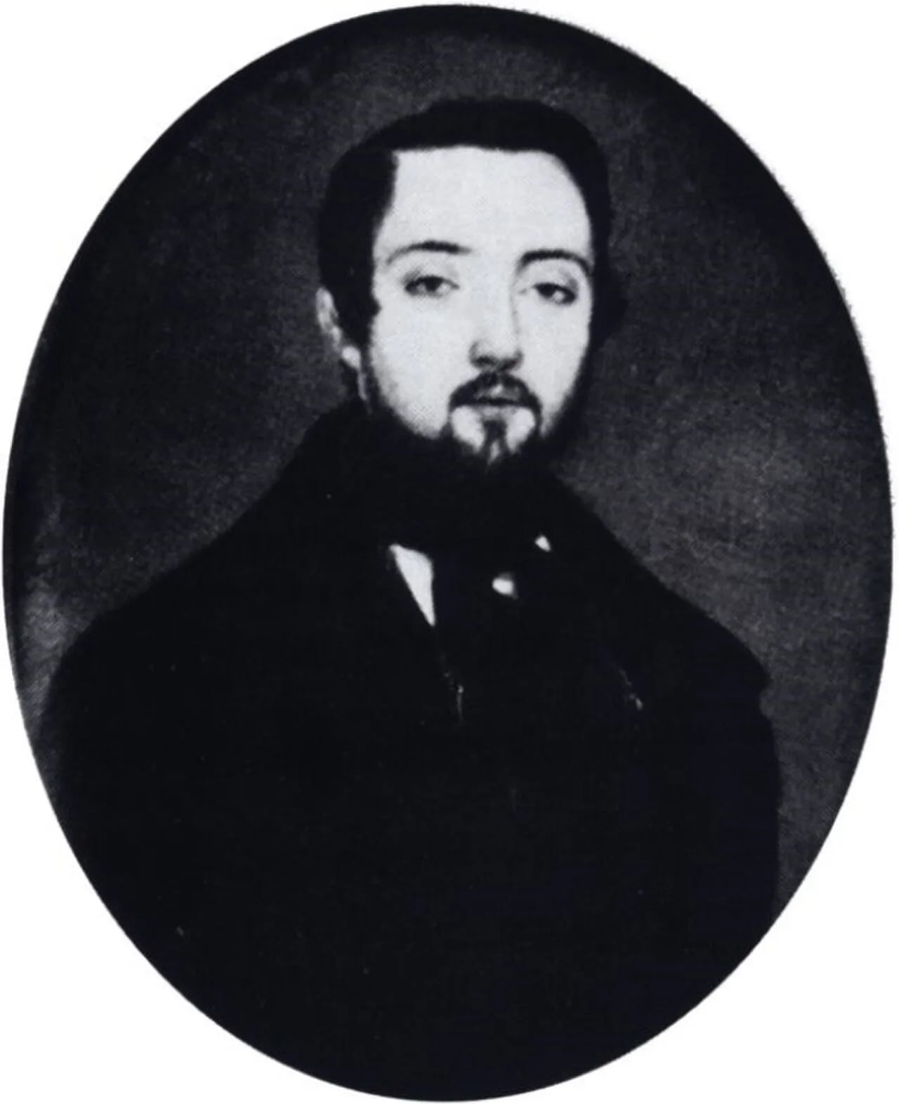 Porträt von Antolín Faraldo (1822–1853) – Gedenkseite