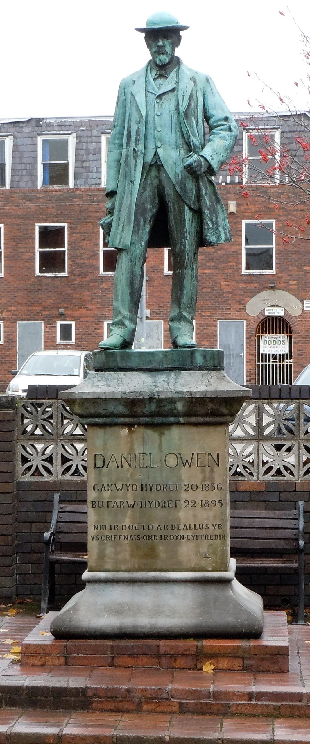 Porträt von Daniel Owen (1836–1895) – Gedenkseite