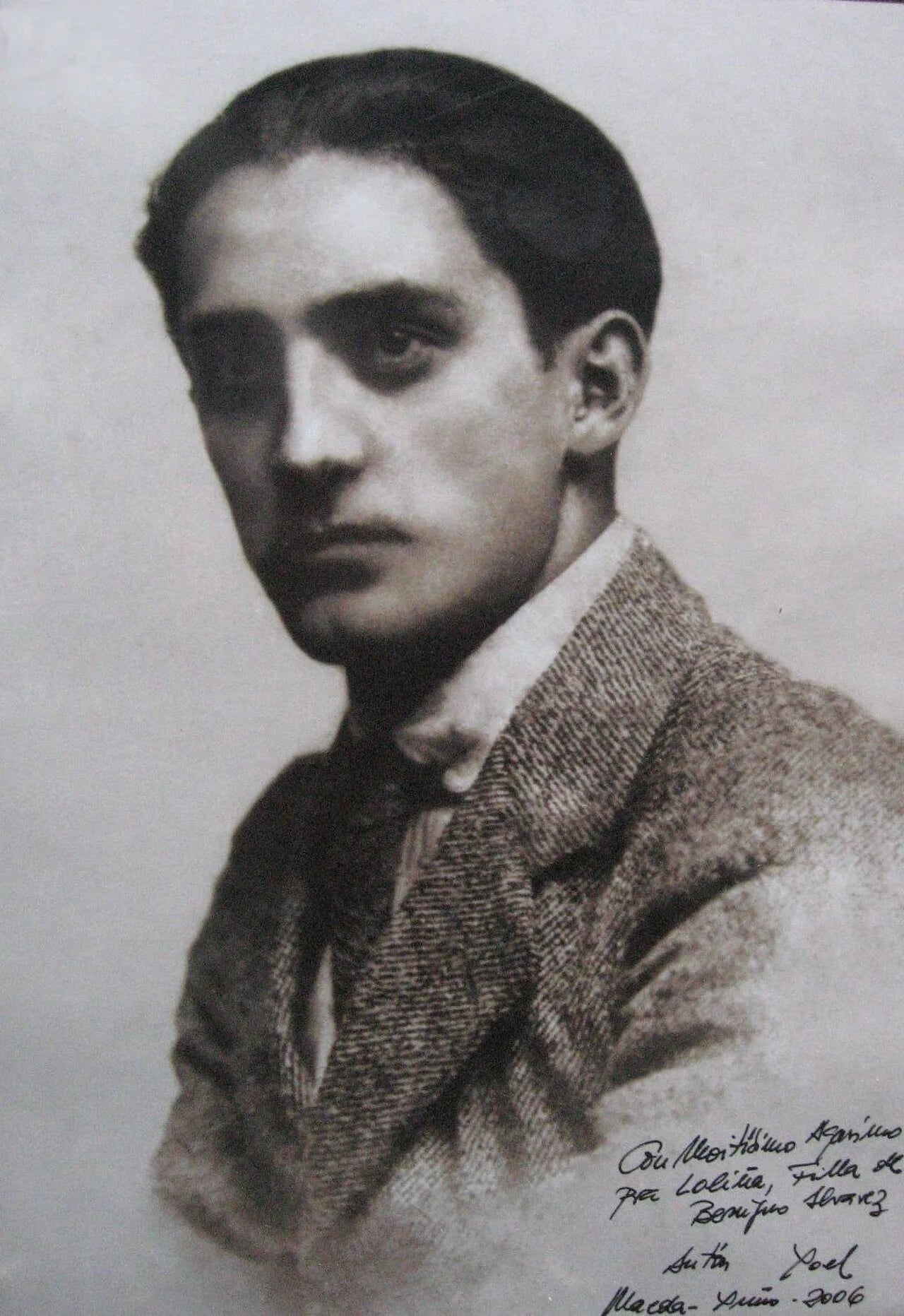 Porträt von Benigno Álvares (1900–1937) – Gedenkseite