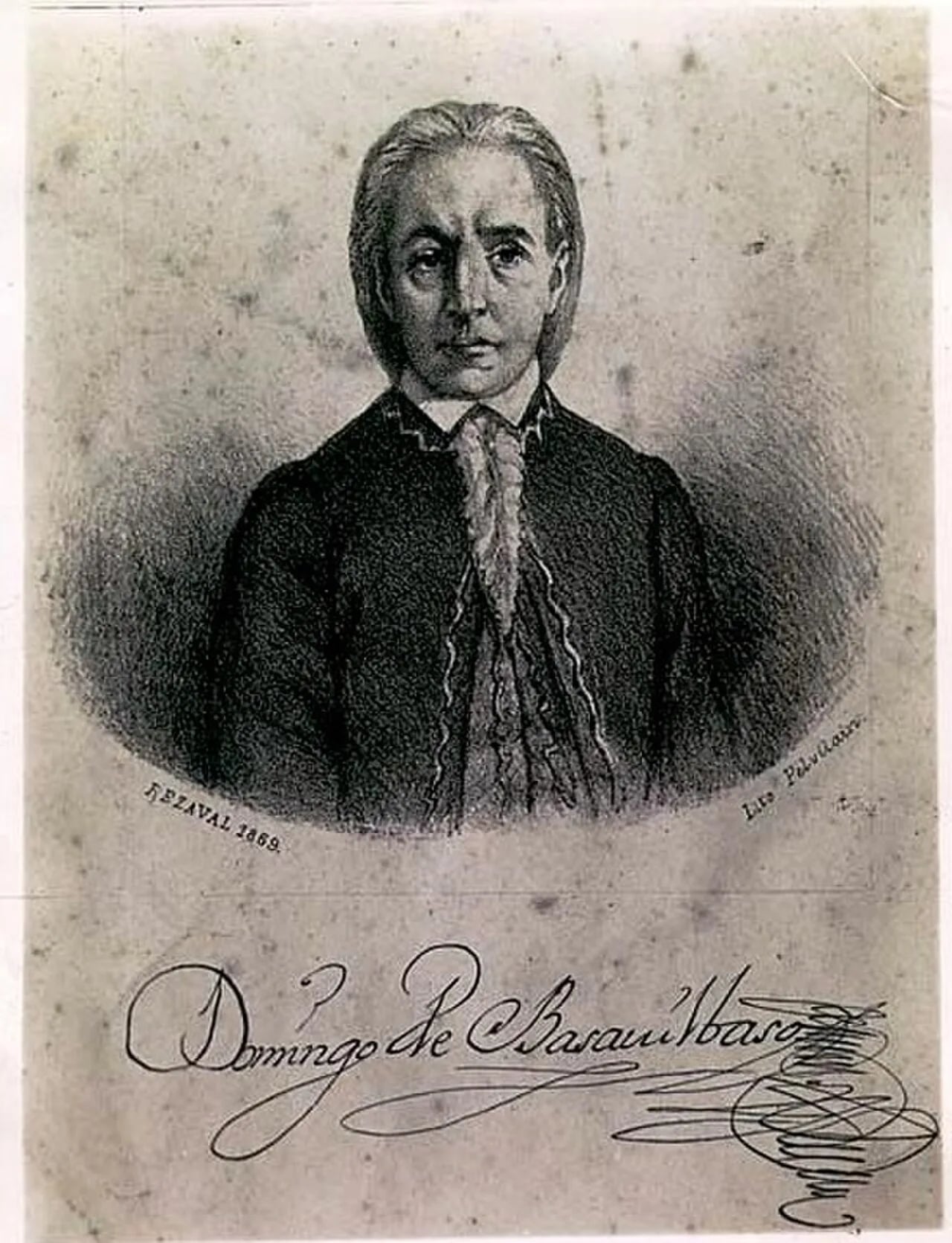 Porträt von Domingo de Basavilbaso (1709–1775) – Gedenkseite