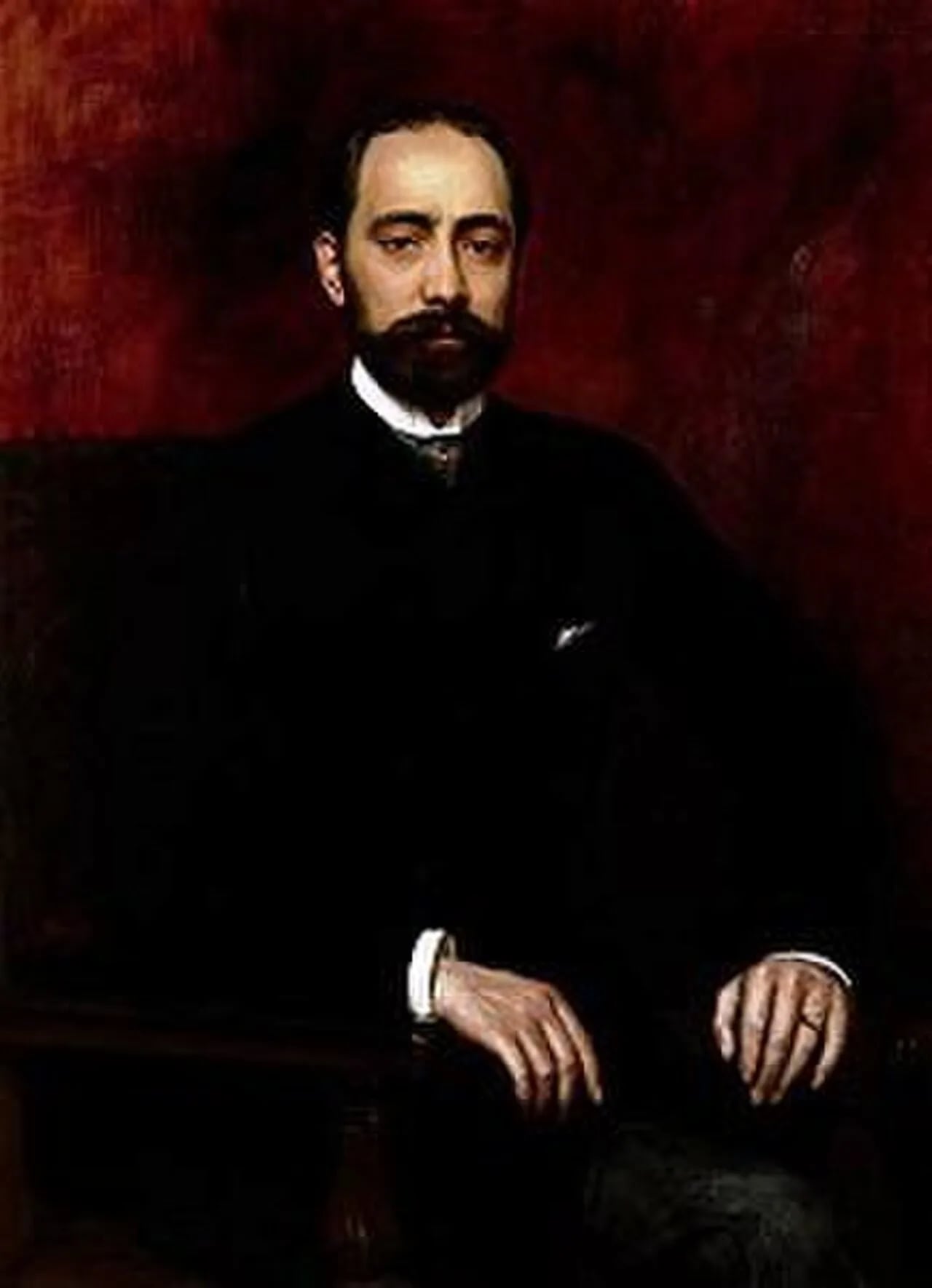 Porträt von José Policarpo Sanz Souto (1841–1889) – Gedenkseite