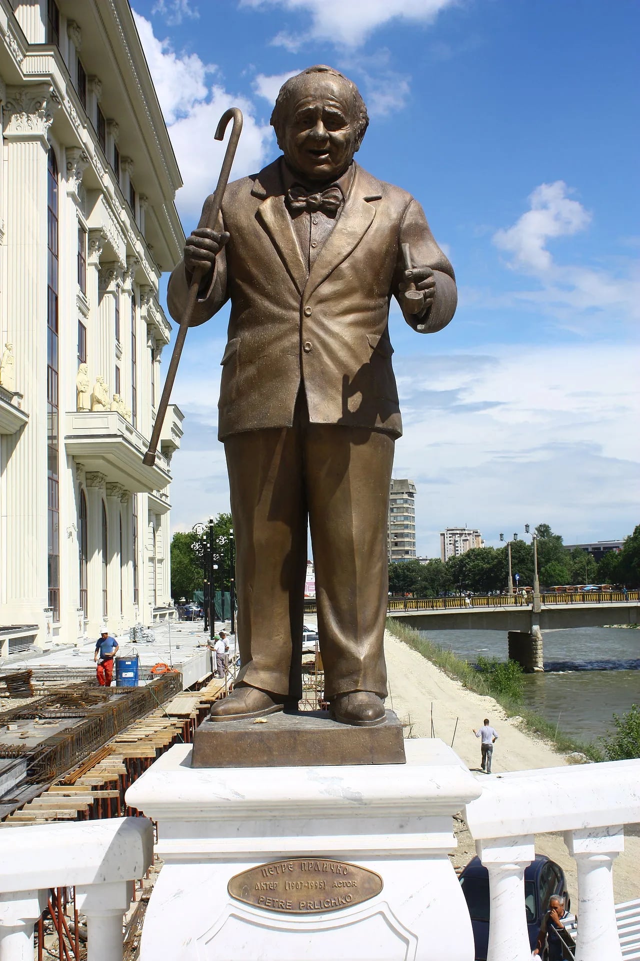 Porträt von Petre Prličko (1907–1995) – Gedenkseite