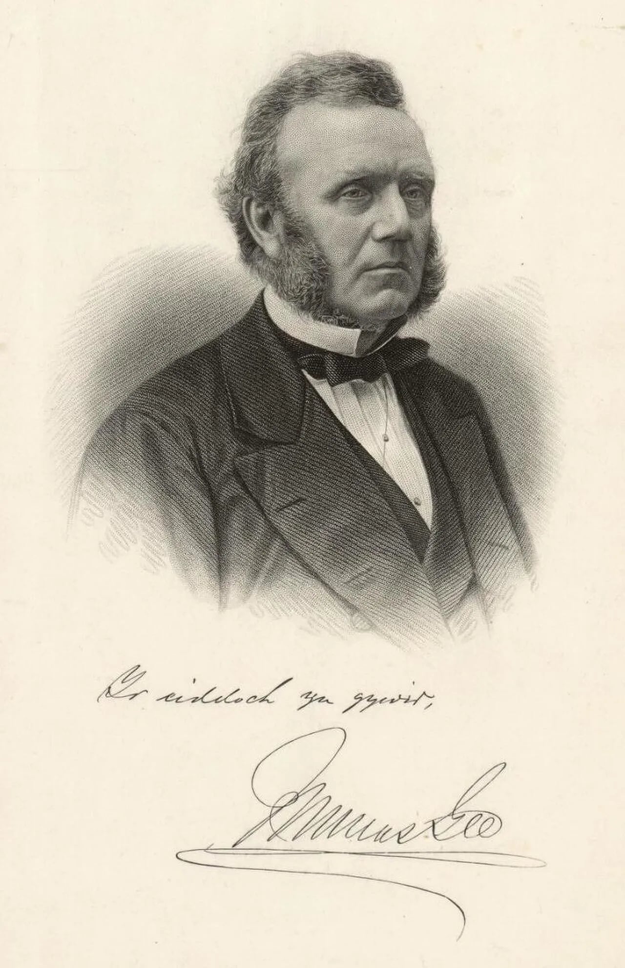 Porträt von Thomas Gee (1815–1898) – Gedenkseite