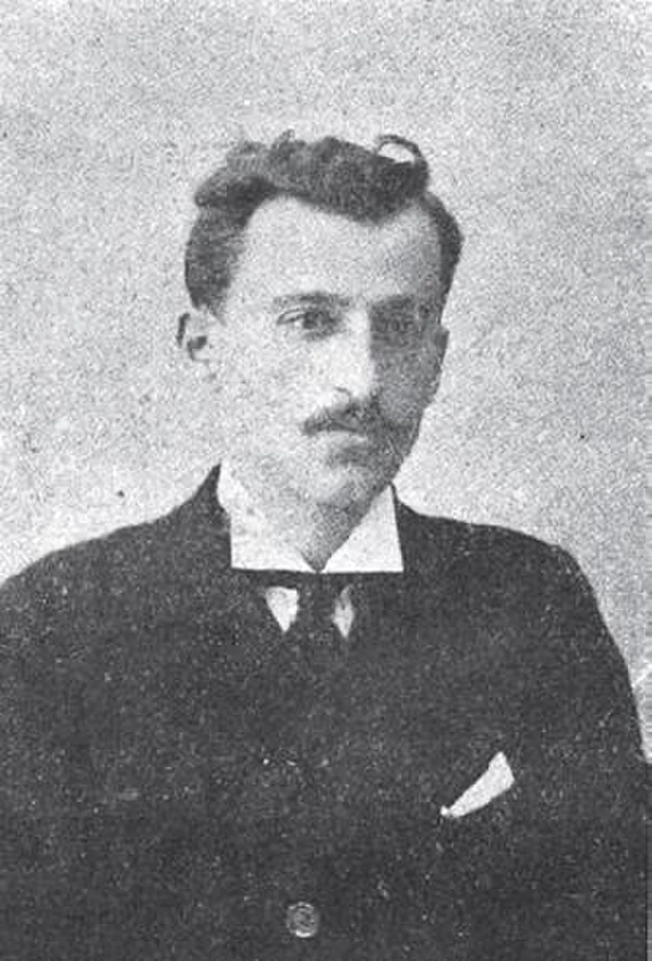 Porträt von Georgi Bogdanow (1879–1939) – Gedenkseite