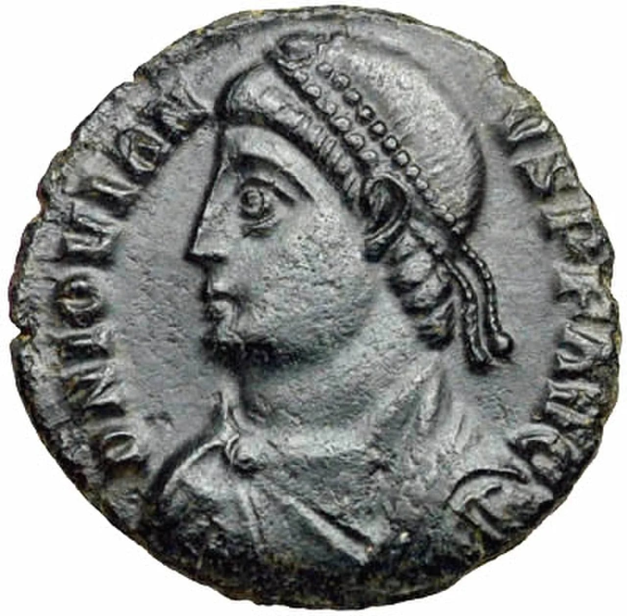 Porträt von Jovian (331–364) – Gedenkseite