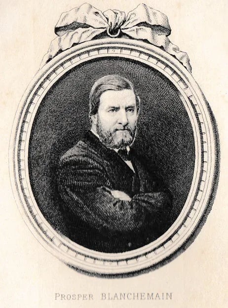 Portrait of Prosper Blanchemain (1816–1879) – memorial page