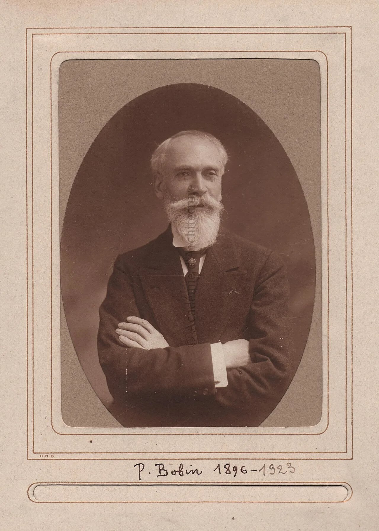 Porträt von Prosper Bobin (1844–1923) – Gedenkseite