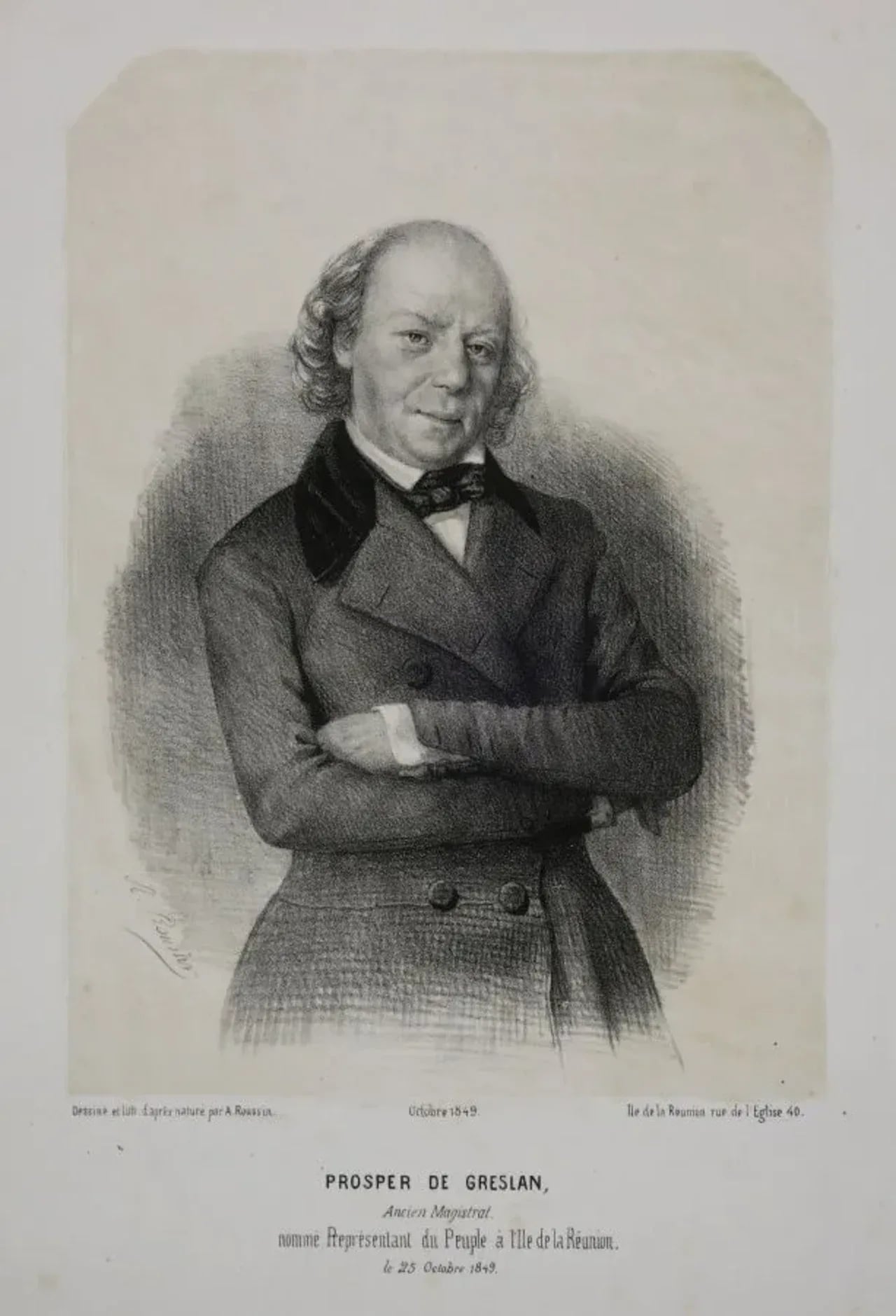 Portrait of Prosper de Greslan (1796–1852) – memorial page