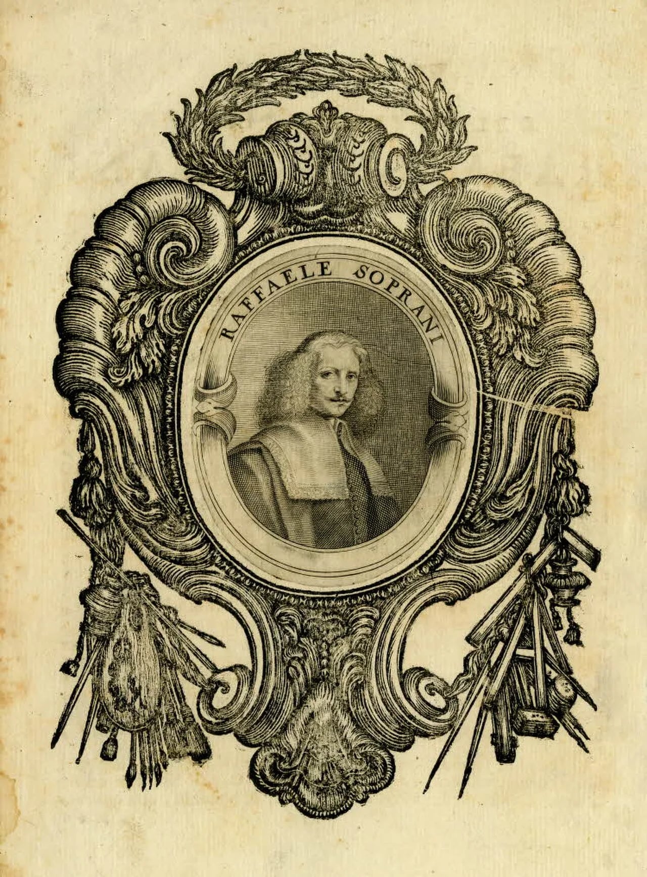 Portrait of Raffaele Soprani (1612–1672) – memorial page