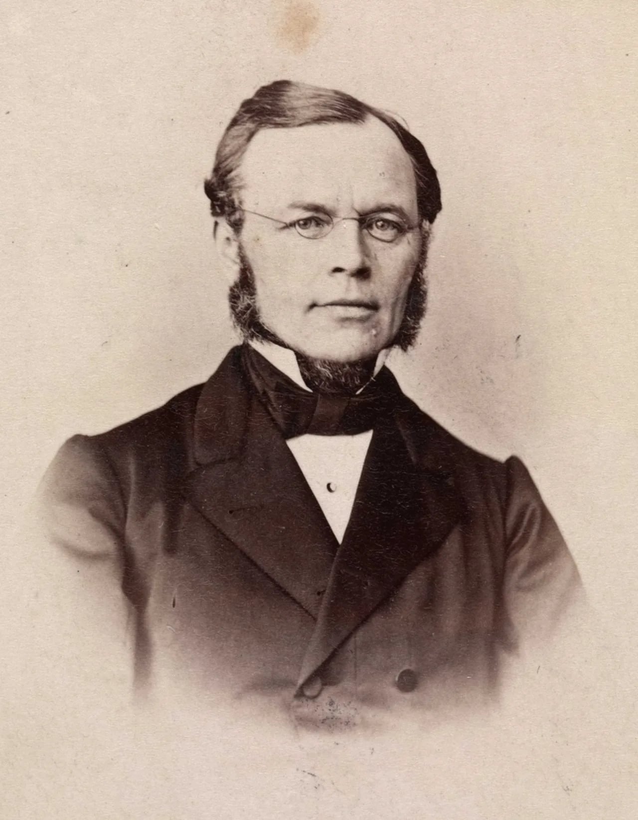 Portrait of Hans Thomas Meinich (1819–1878) – memorial page