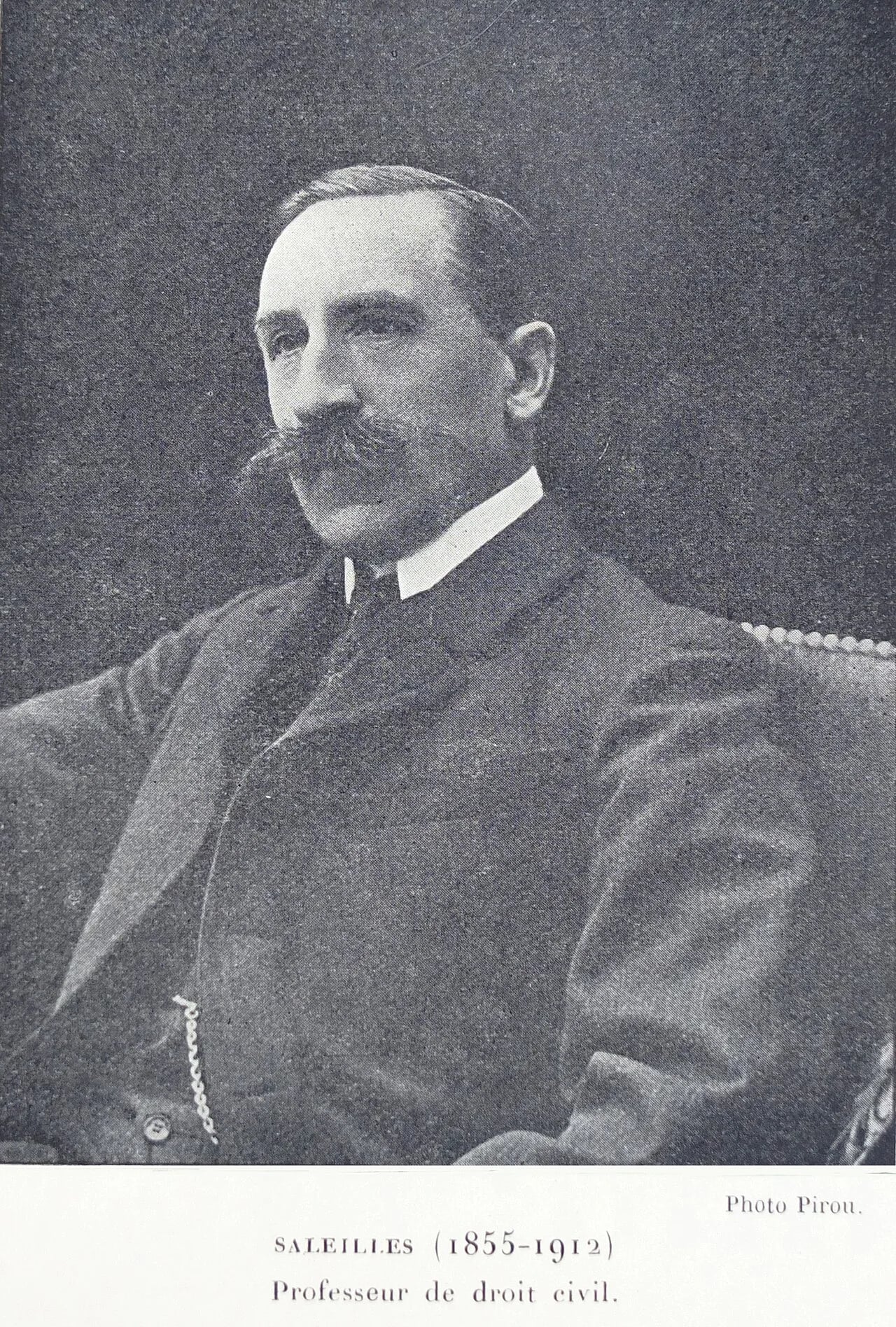 Portrait of Raymond Saleilles (1855–1912) – memorial page