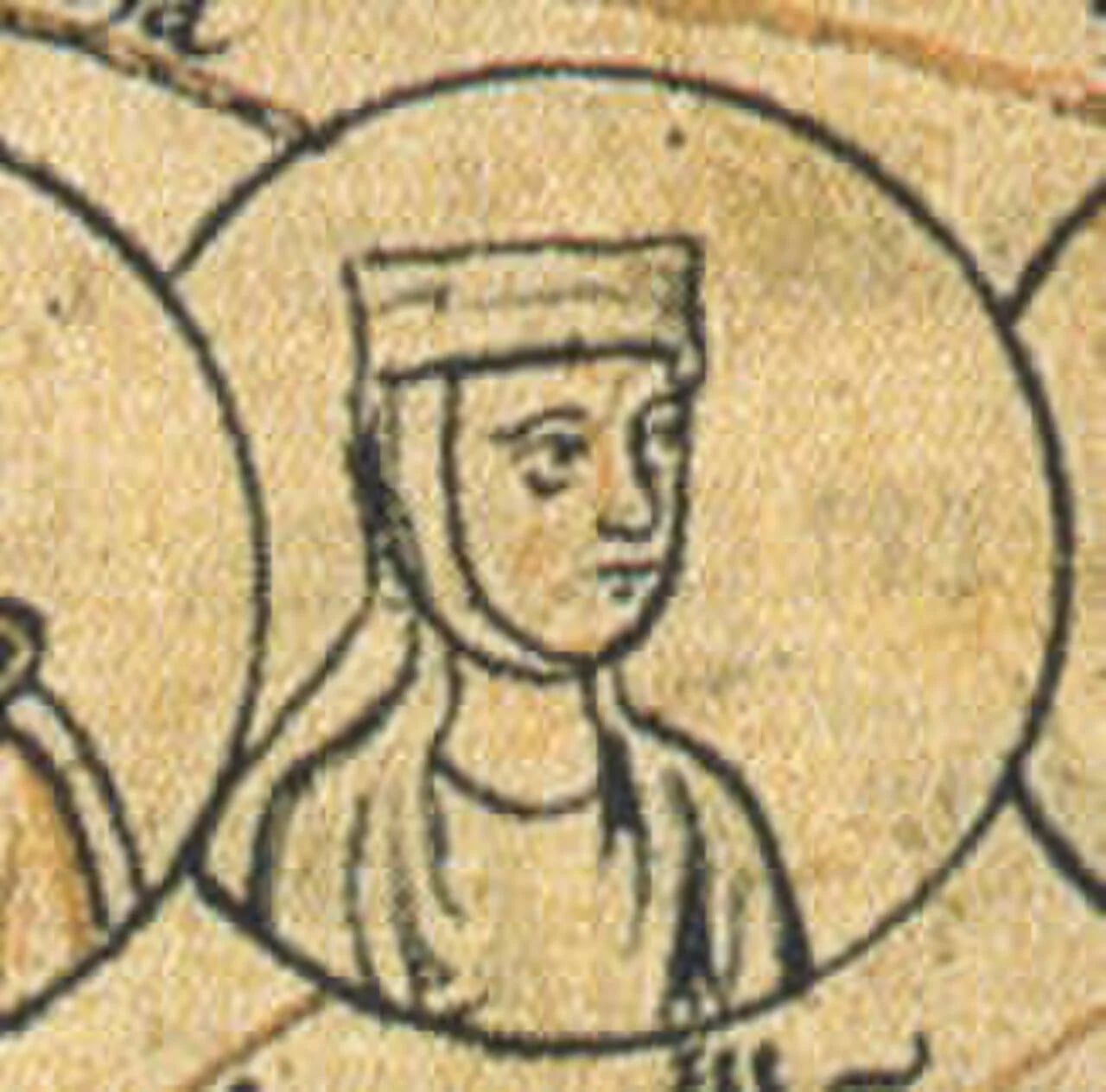 Porträt von Liutgard von Sachsen (932–953) – Gedenkseite