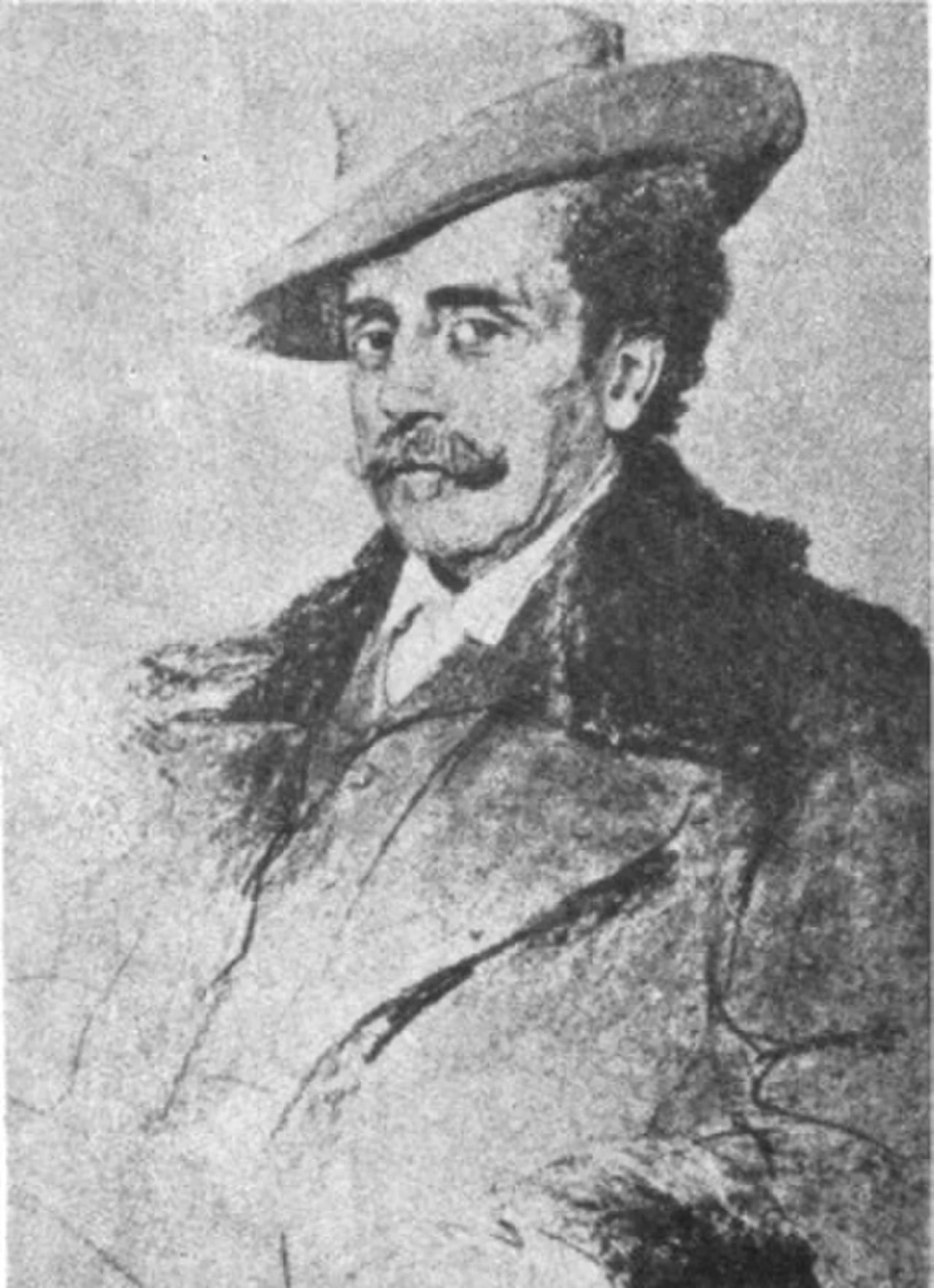 Porträt von Antonio Labriola (1843–1904) – Gedenkseite
