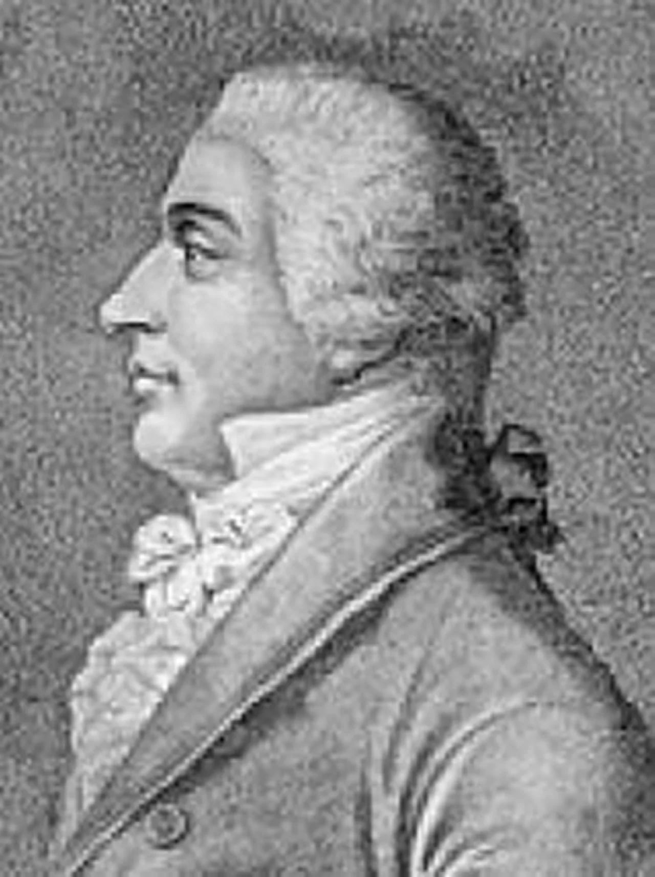 Porträt von Antoine-Marin Lemierre (1733–1793) – Gedenkseite