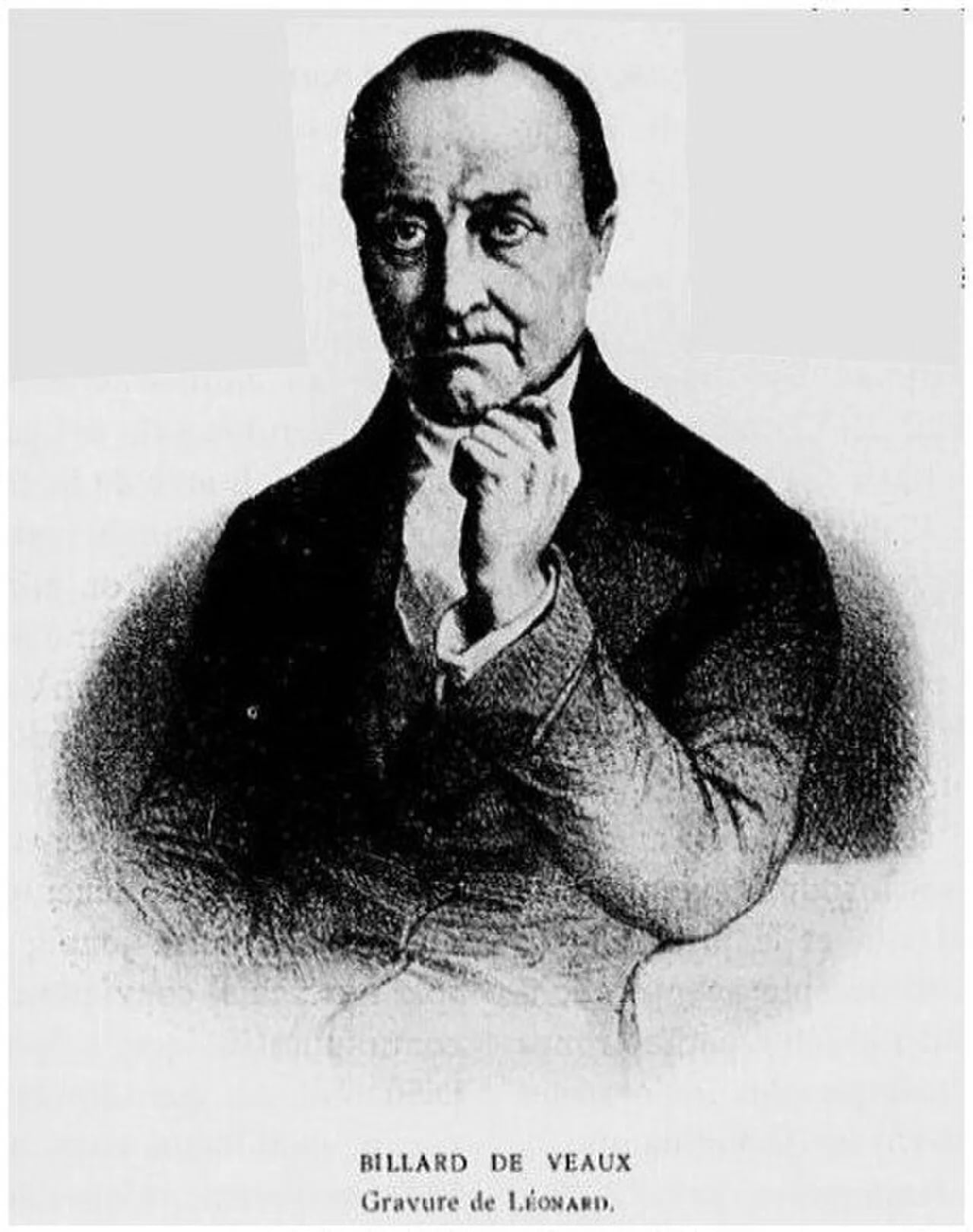 Porträt von Robert Julien Billard de Veaux (1773–1846) – Gedenkseite