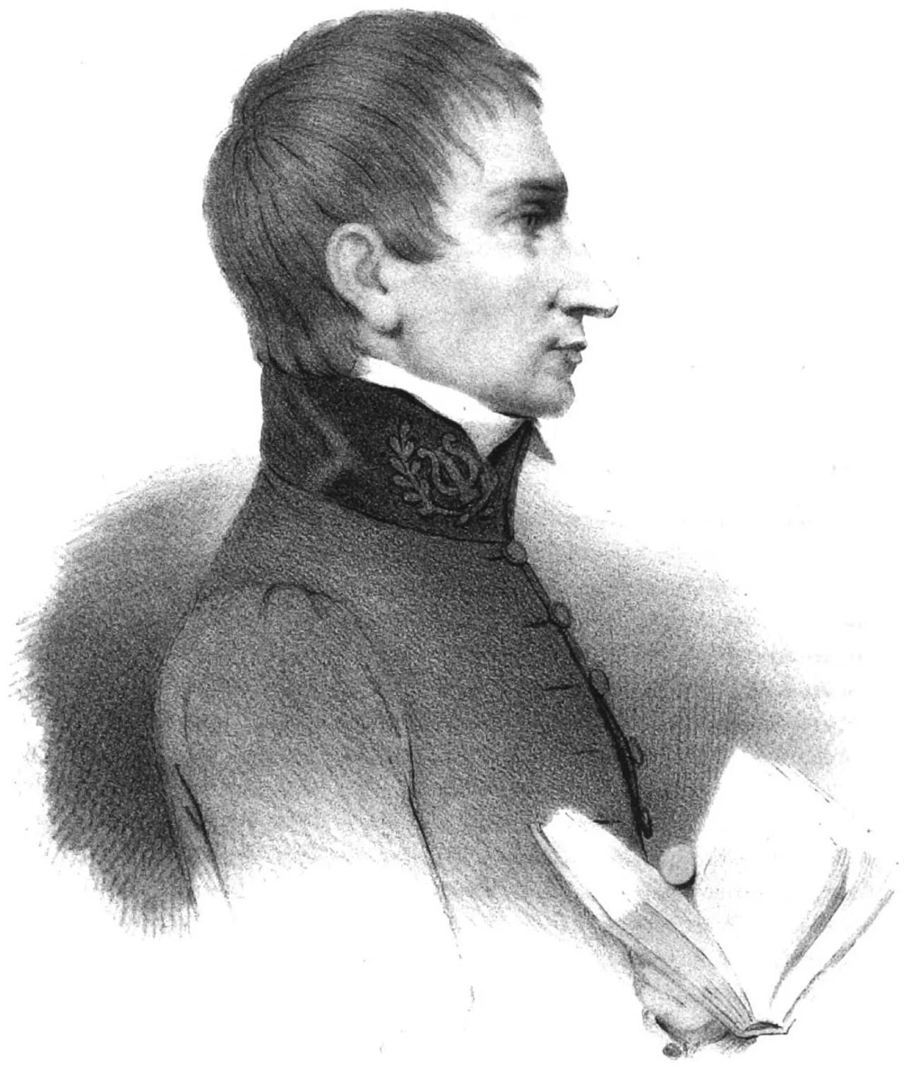 Porträt von Erik Sjöberg (1794–1828) – Gedenkseite