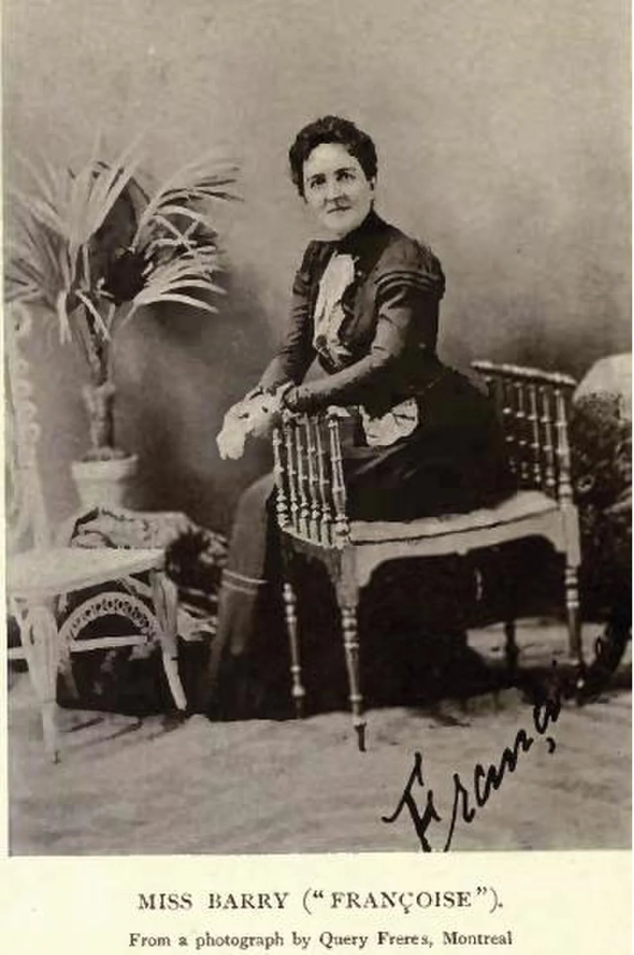 Portrait of Robertine Barry (1863–1910) – memorial page