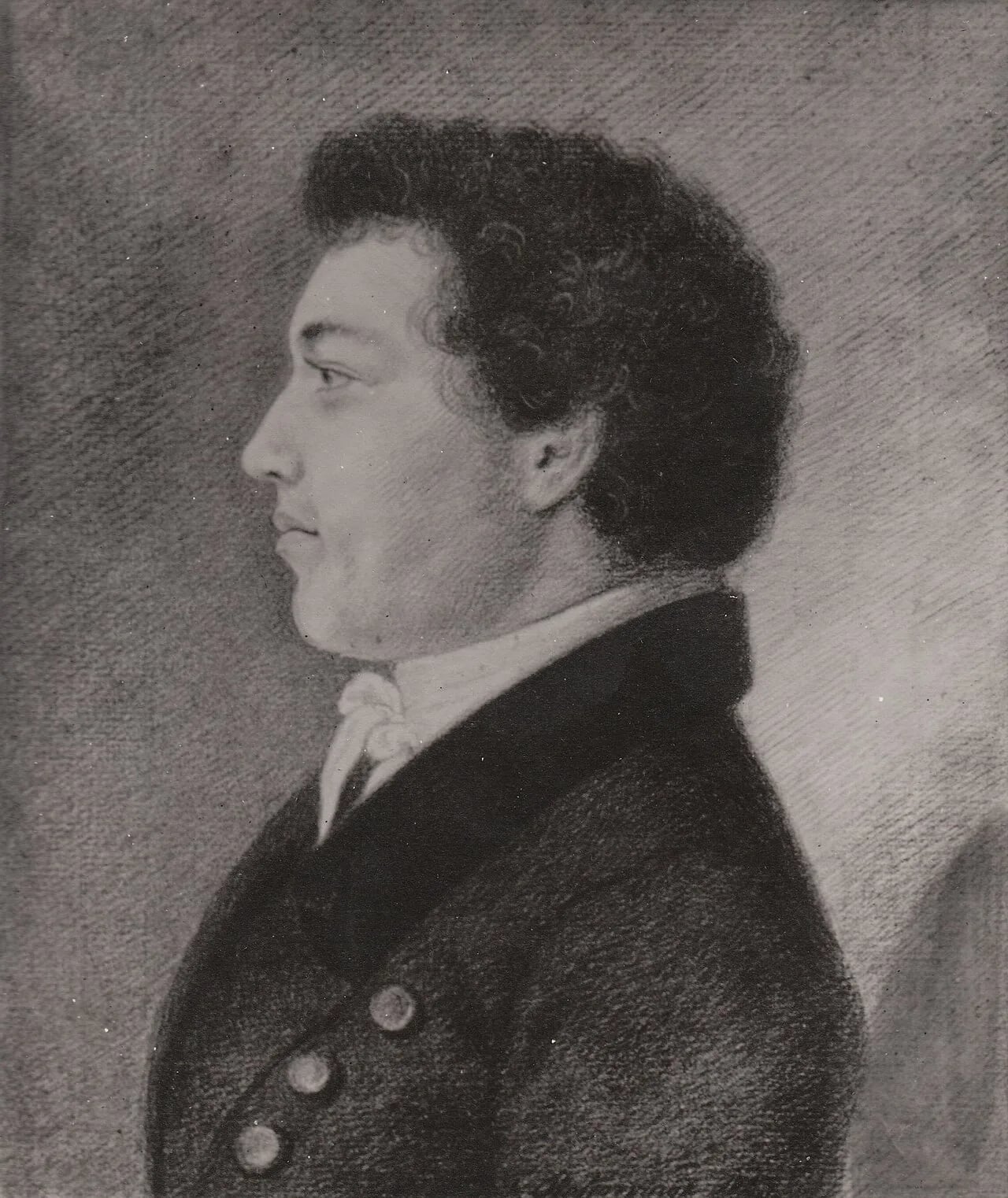 Portrait of Jens Matthias Pram Kaurin (1804–1863) – memorial page