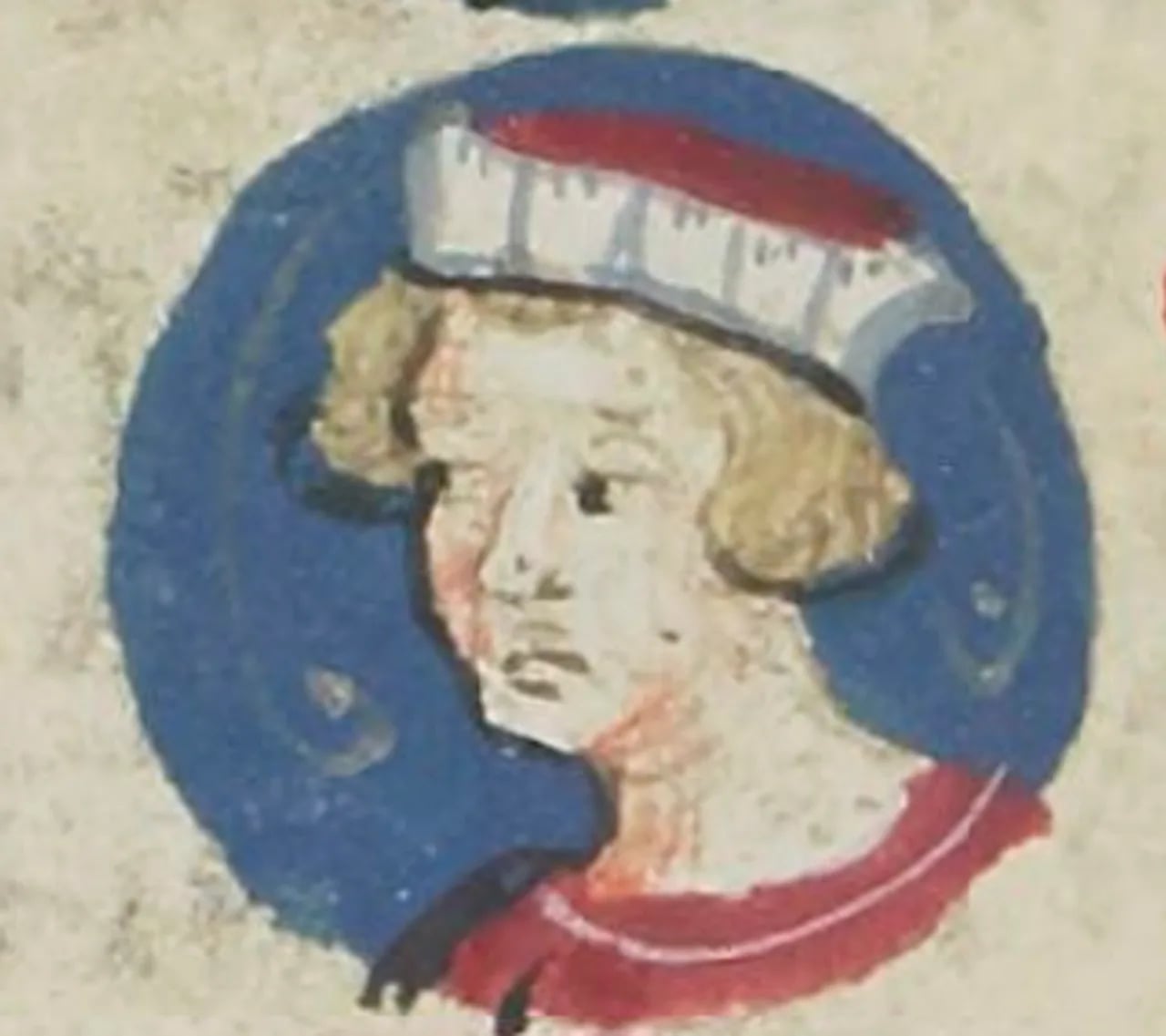 Porträt von Alfons von Poitiers (1220–1271) – Gedenkseite