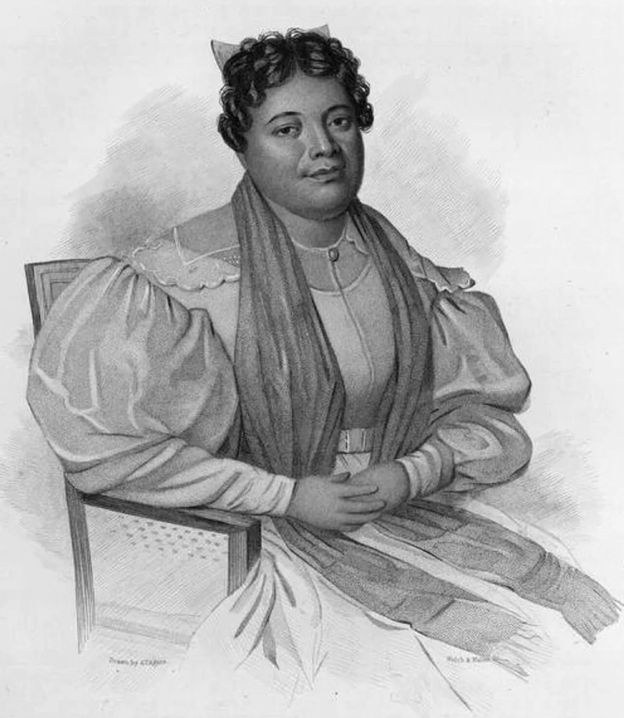 Porträt von Kekāuluohi (1794–1845) – Gedenkseite