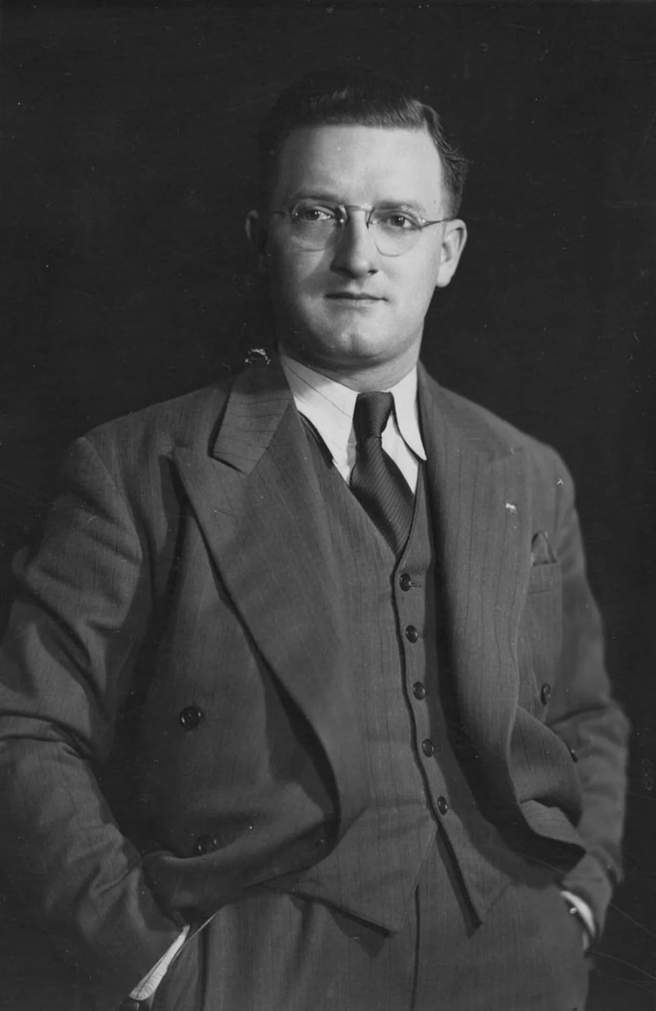 Porträt von Réal Caouette (1917–1976) – Gedenkseite