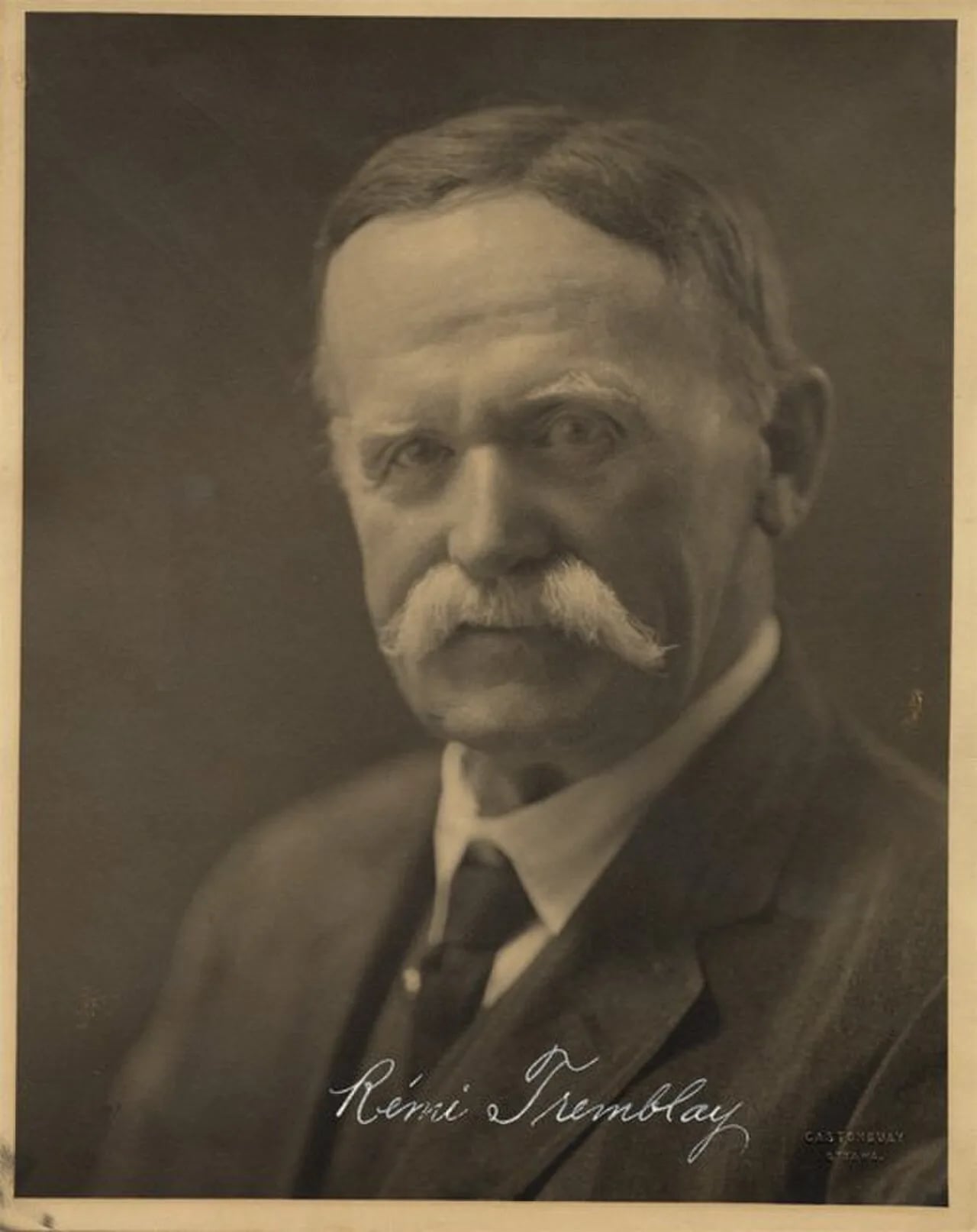 Portrait of Rémi Tremblay (1847–1926) – memorial page