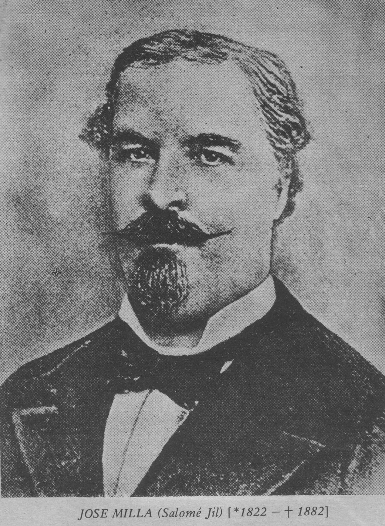 Portrait of José Milla y Vidaurre (1822–1882) – memorial page