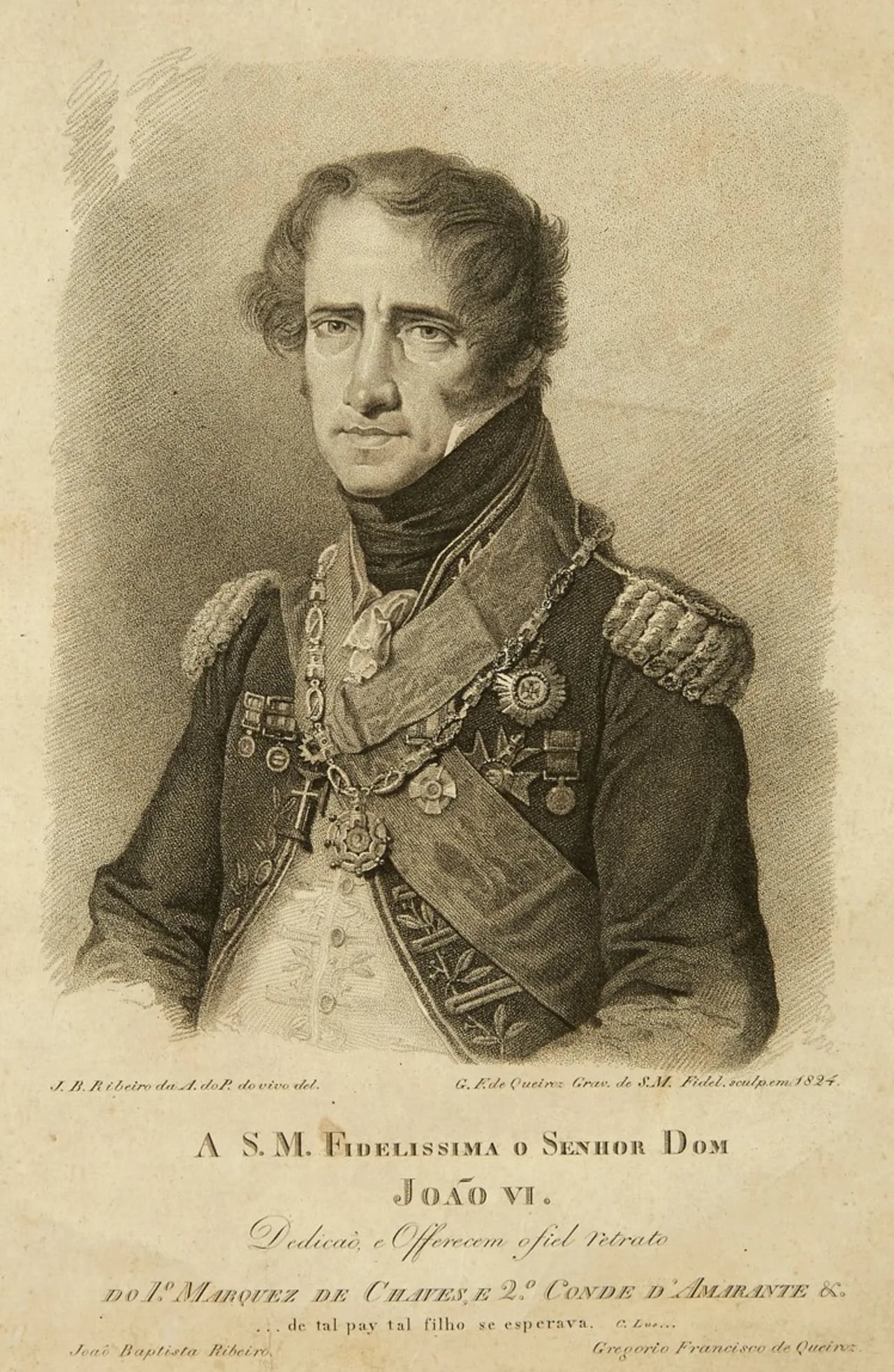 Portrait of Manuel da Silveira Pinto da Fonseca Teixeira (1784–1830) – memorial page