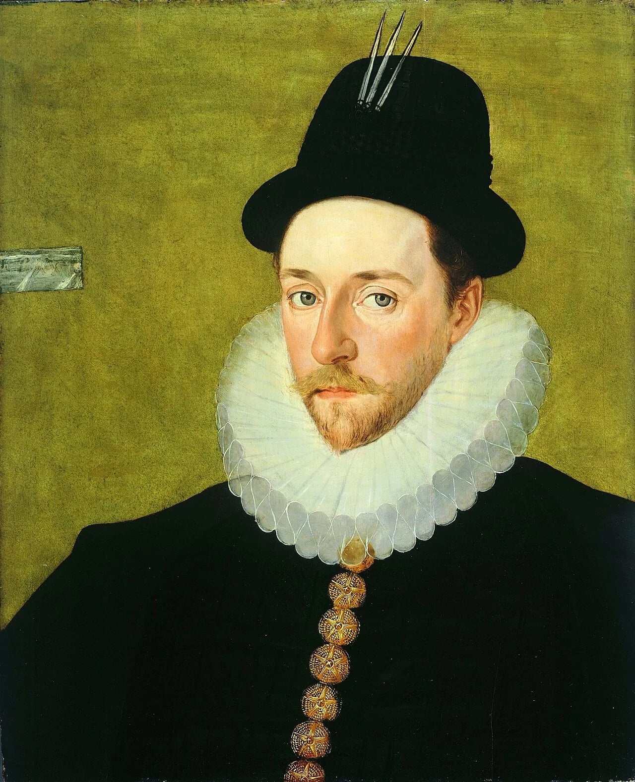 Porträt von Peregrine Bertie, 13th Baron Willoughby de Eresby (1555–1601) – Gedenkseite