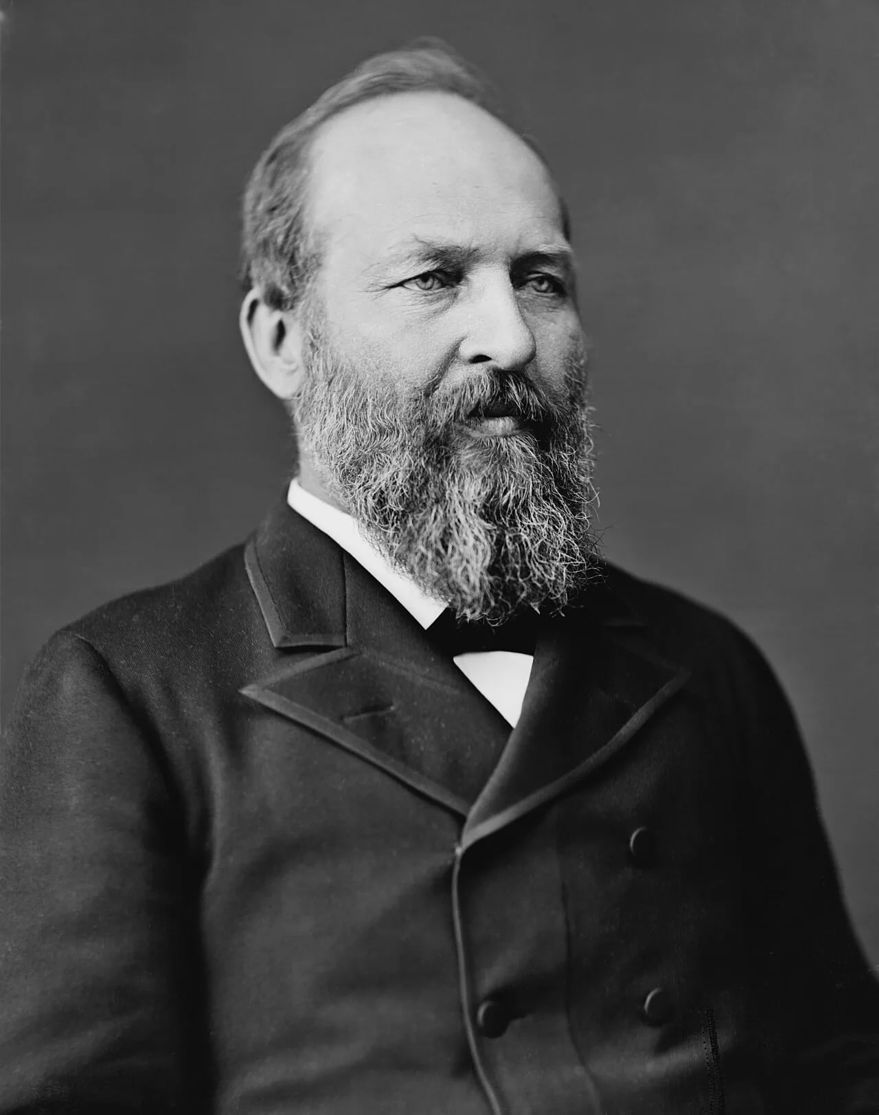 Porträt von James A. Garfield (1831–1881) – Gedenkseite