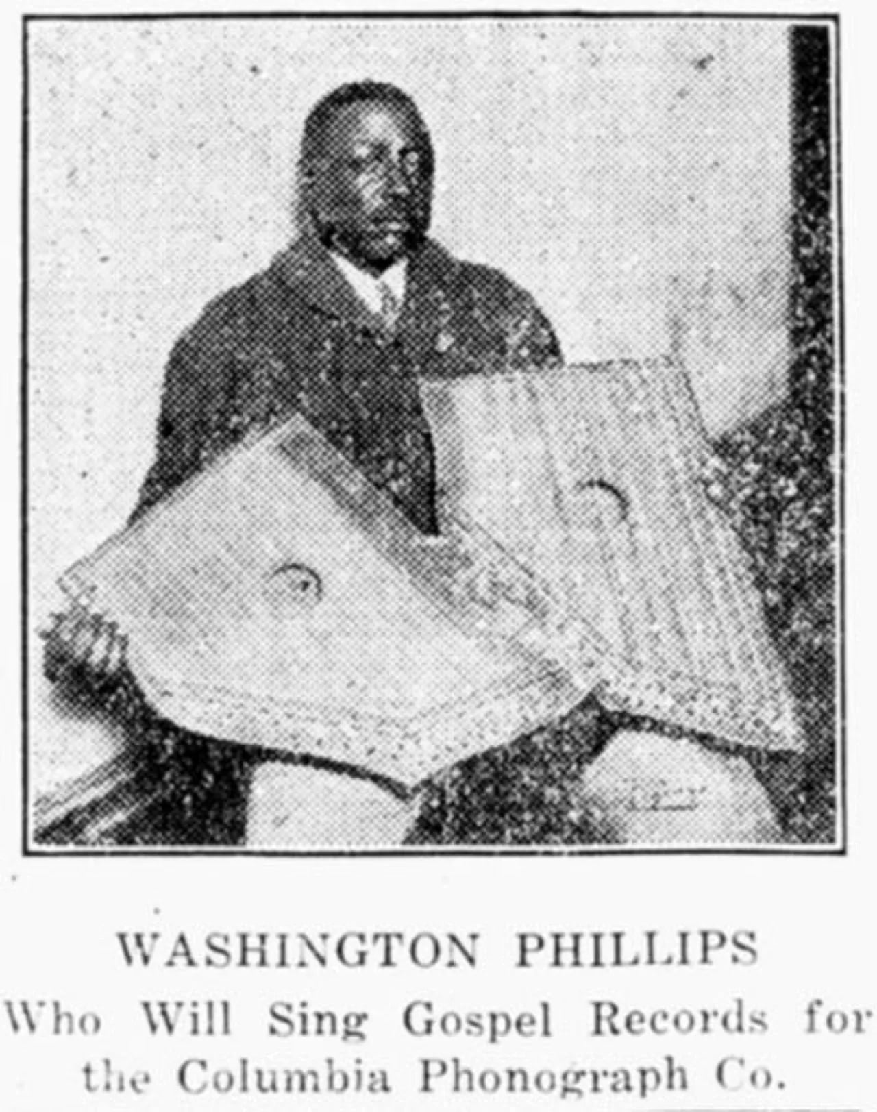 Portrait of Washington Phillips (1880–1954) – memorial page