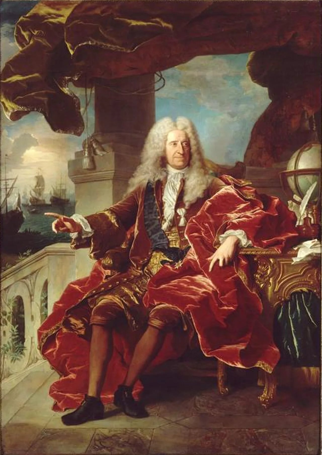 Porträt von Samuel Bernard (1651–1739) – Gedenkseite