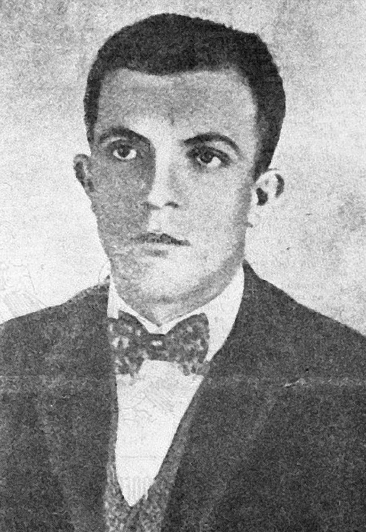 Portrait of Vladimir Gortan (1904–1929) – memorial page