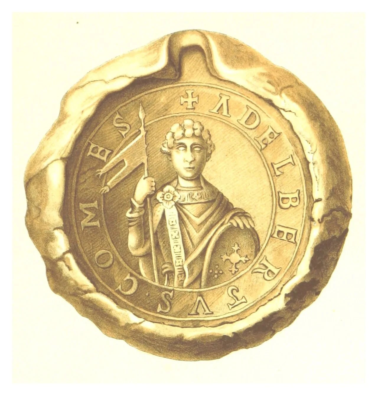 Porträt von Adalbert II. (1030–1080) – Gedenkseite