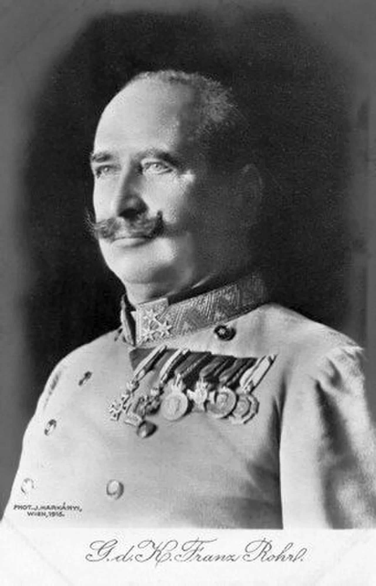 Porträt von Franz Rohr von Denta (1854–1927) – Gedenkseite