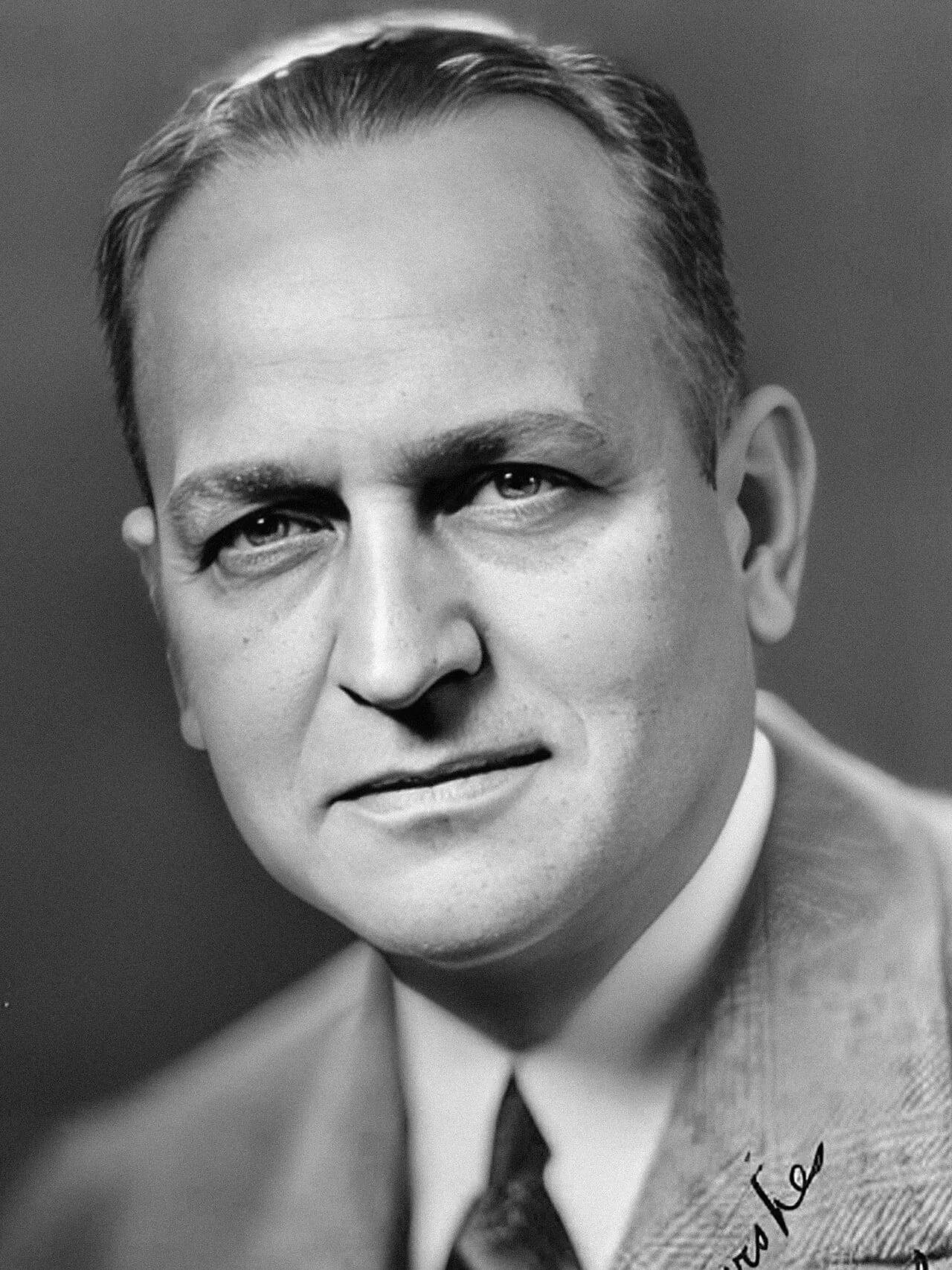 Porträt von Scott W. Lucas (1892–1968) – Gedenkseite