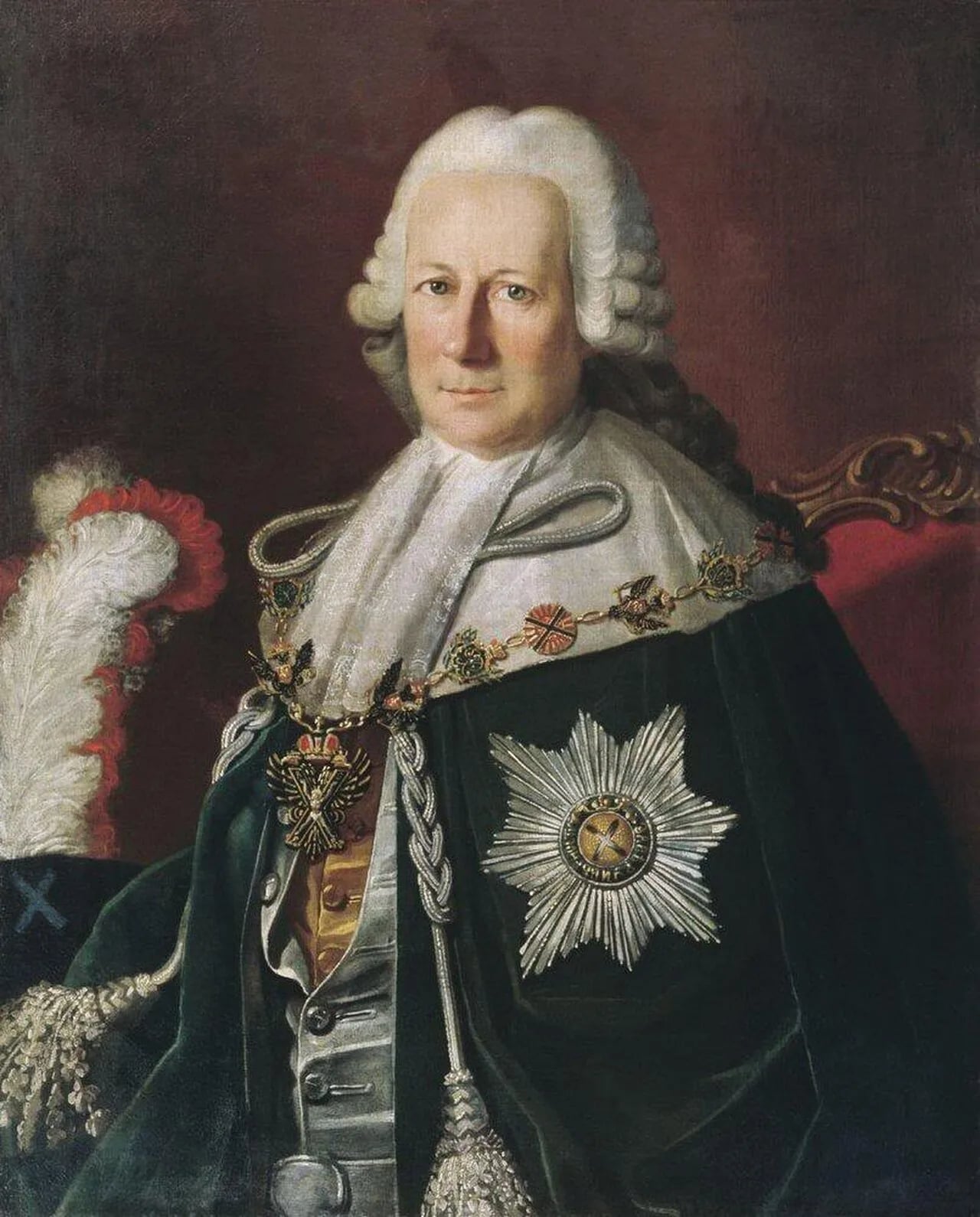 Portrait of Semjon Iwanowitsch Mordwinow (1701–1777) – memorial page