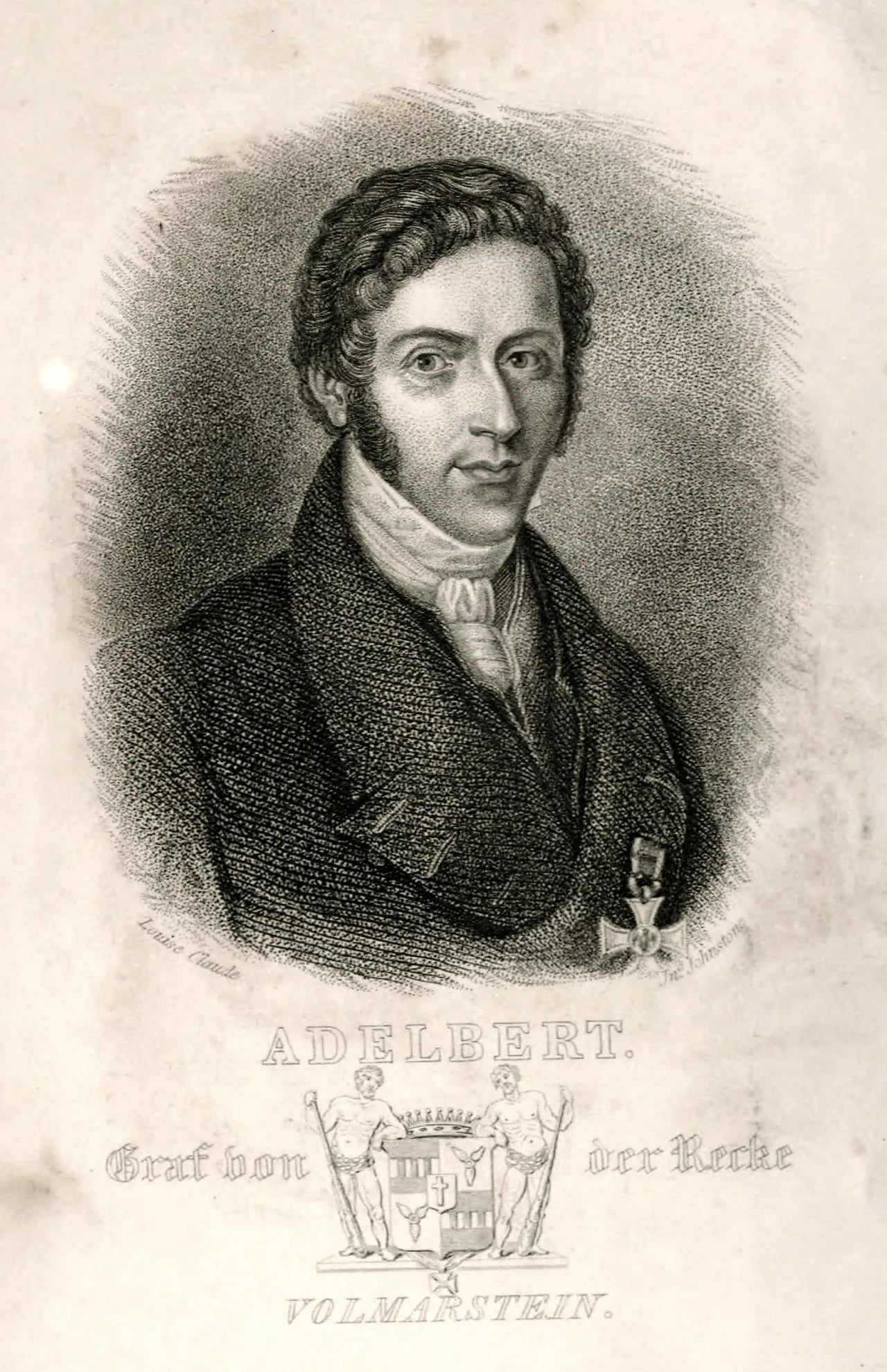 Portrait of Adalbert von der Recke-Volmerstein (1791–1878) – memorial page