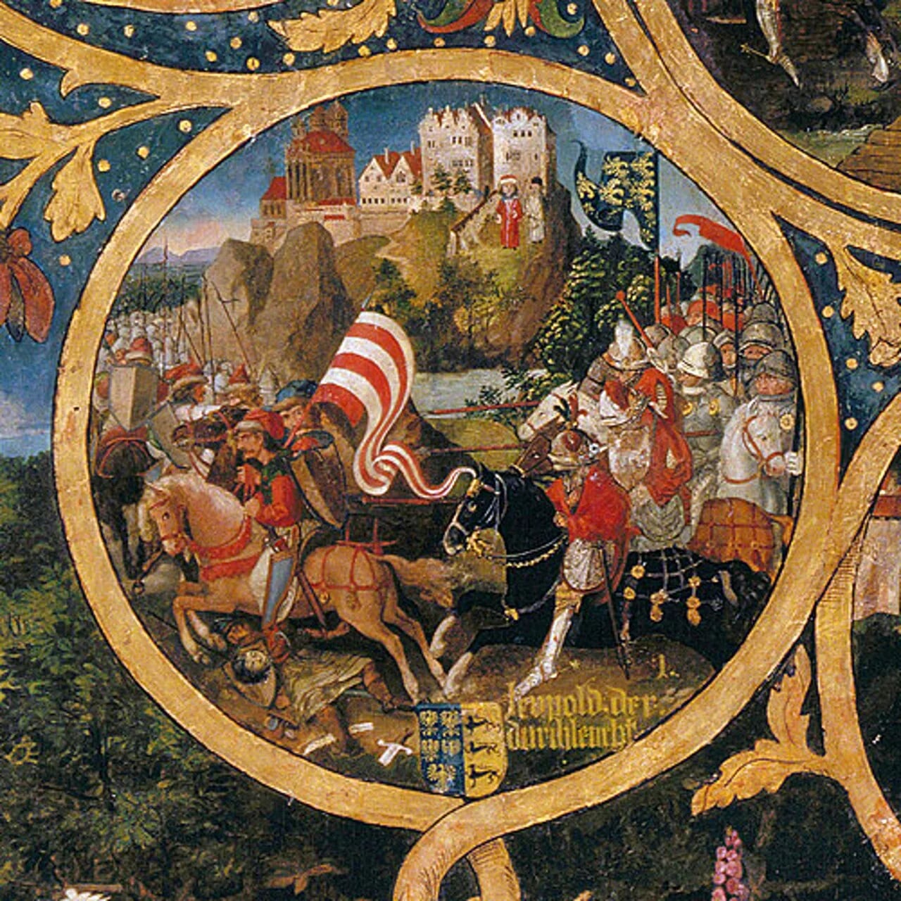 Portrait of Leopold I. (940–994) – memorial page