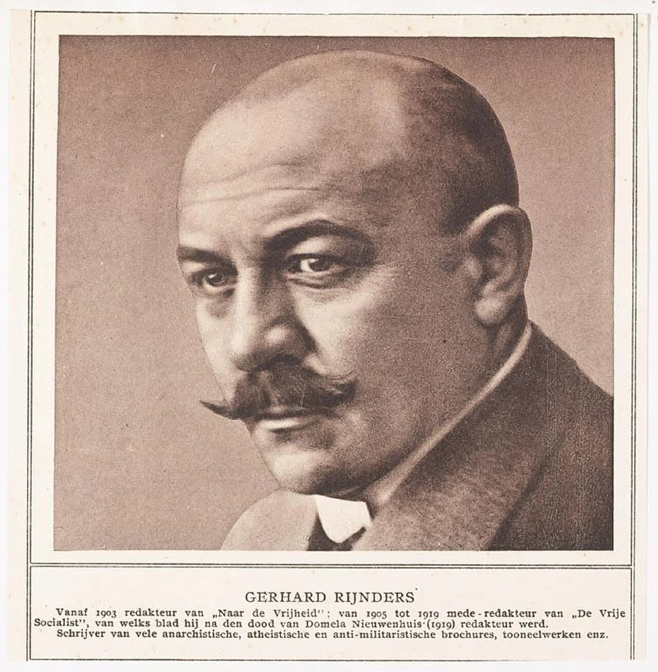 Porträt von Gerhard Rijnders (1876–1950) – Gedenkseite