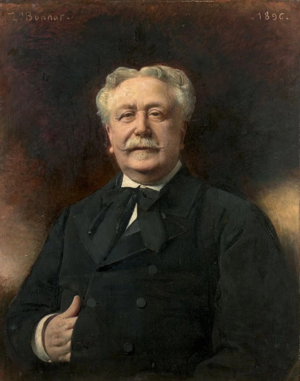 Porträt von Sosthène II de La Rochefoucauld (1825–1908) – Gedenkseite