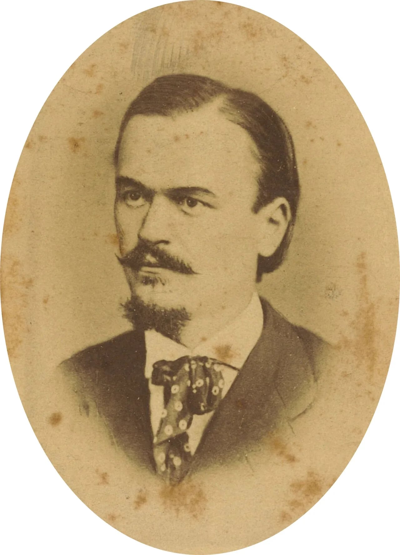 Porträt von Josip Jurčič (1844–1881) – Gedenkseite