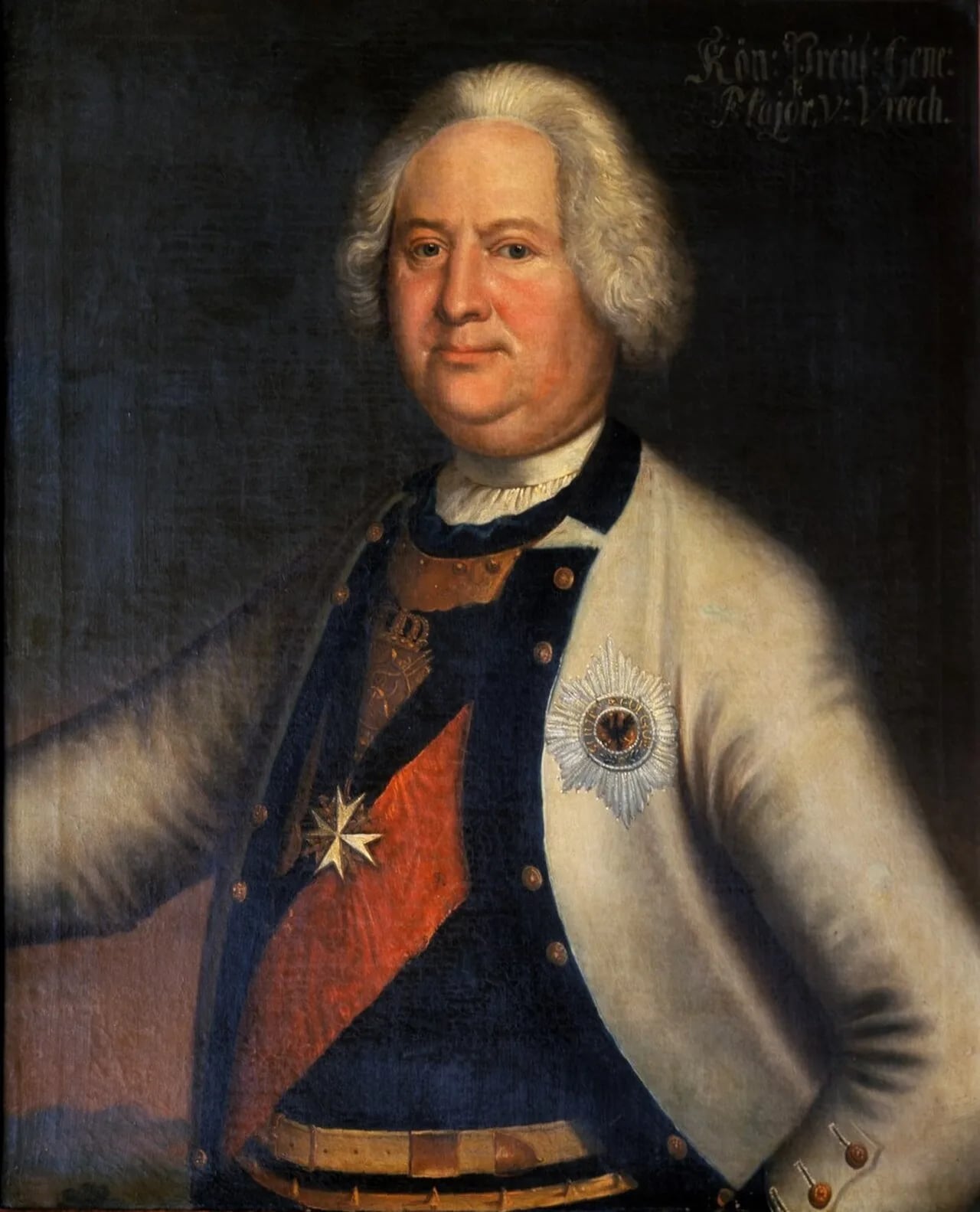 Porträt von Adam Friedrich von Wreech (1689–1746) – Gedenkseite