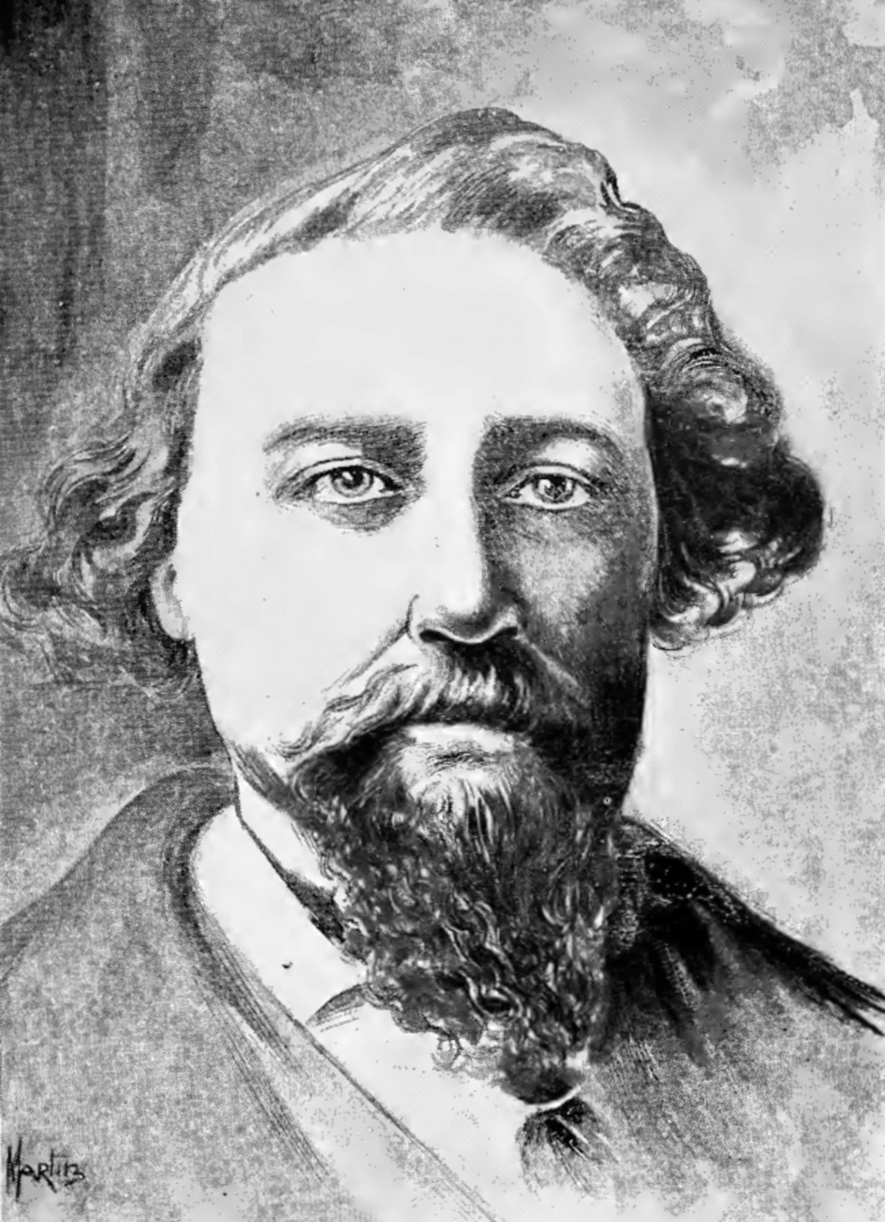 Porträt von Adam Hammer (1818–1878) – Gedenkseite