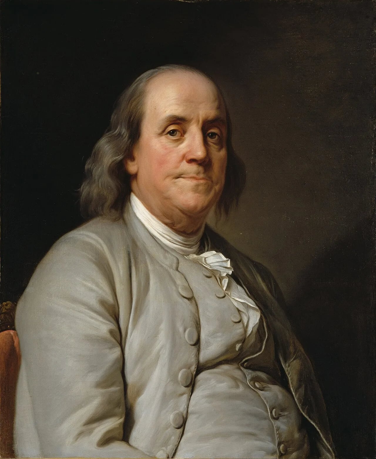 Porträt von Benjamin Franklin (1706–1790) – Gedenkseite