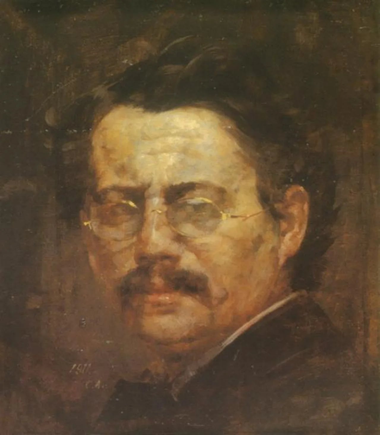 Porträt von Stevan Aleksić (1876–1923) – Gedenkseite