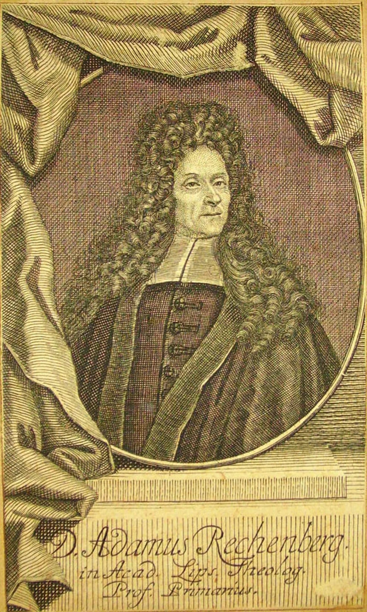Porträt von Adam Rechenberg (1642–1721) – Gedenkseite