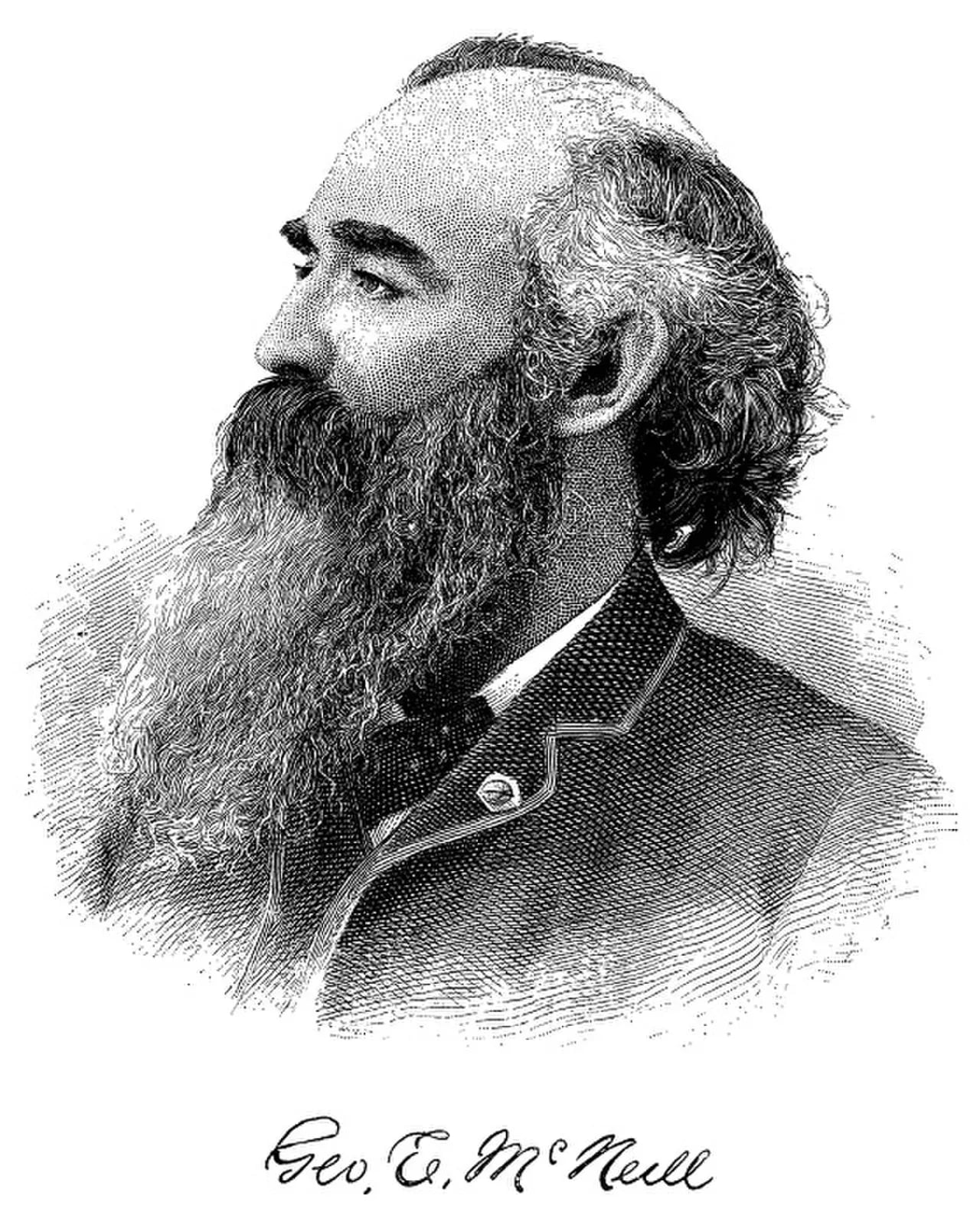Porträt von George E. McNeill (1836–1906) – Gedenkseite